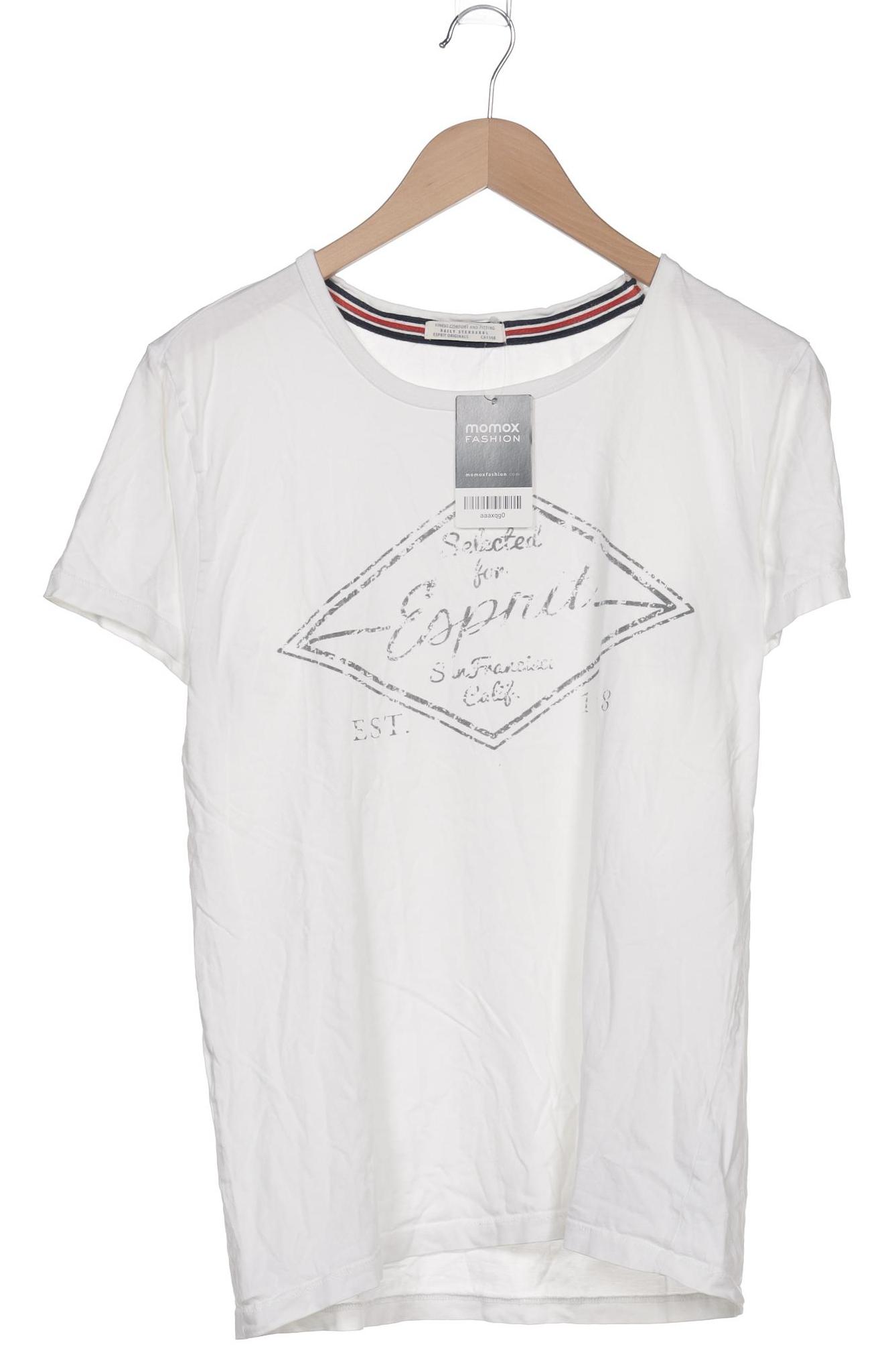 

Esprit Herren T-Shirt, weiß, Gr. 48