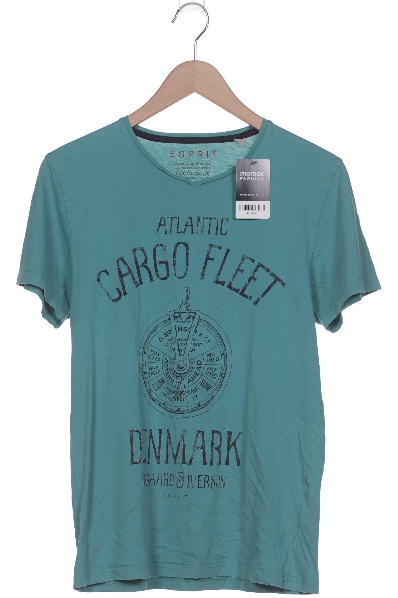 

Esprit Herren T-Shirt, türkis, Gr. 52