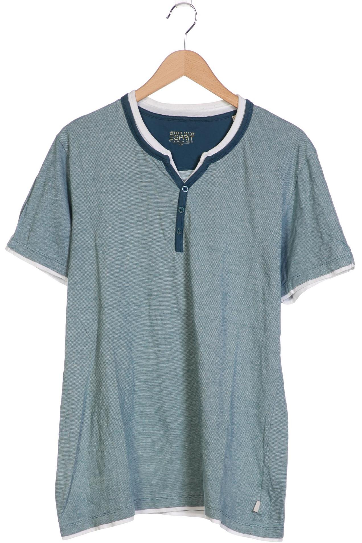 

Esprit Herren T-Shirt, türkis, Gr. 54