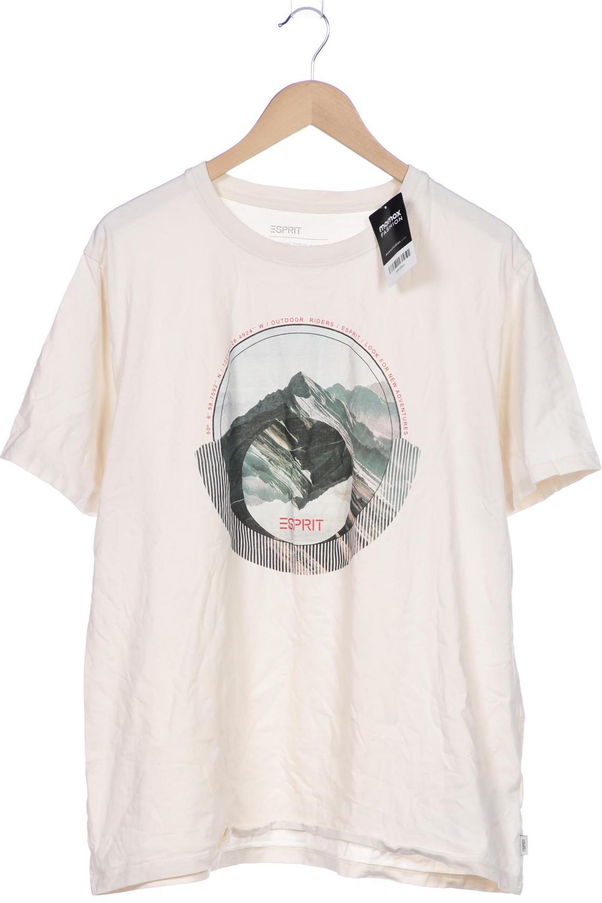 

Esprit Herren T-Shirt, cremeweiß, Gr. 56