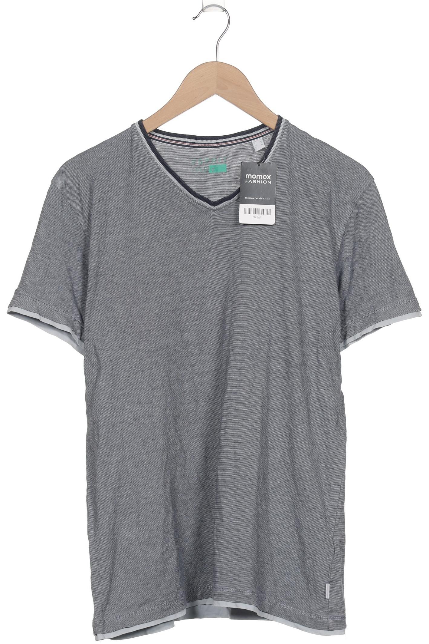 

Esprit Herren T-Shirt, grau, Gr. 52