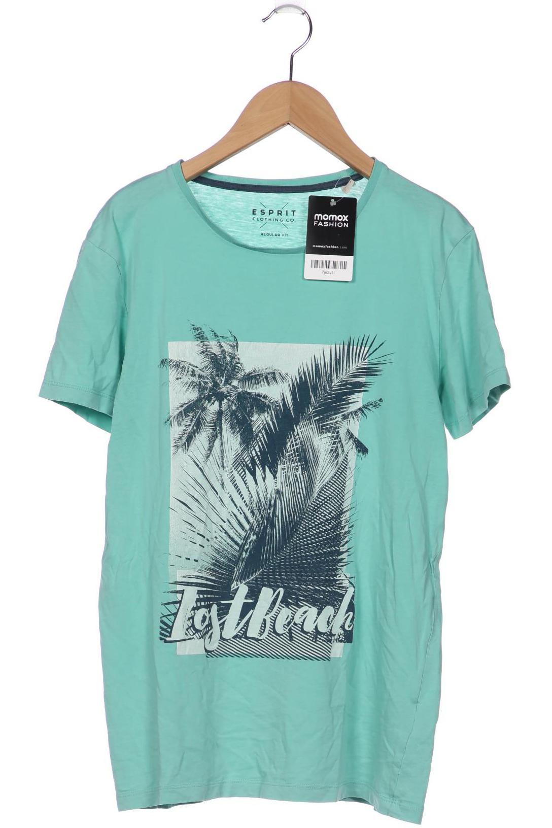 

Esprit Herren T-Shirt, türkis, Gr. 46