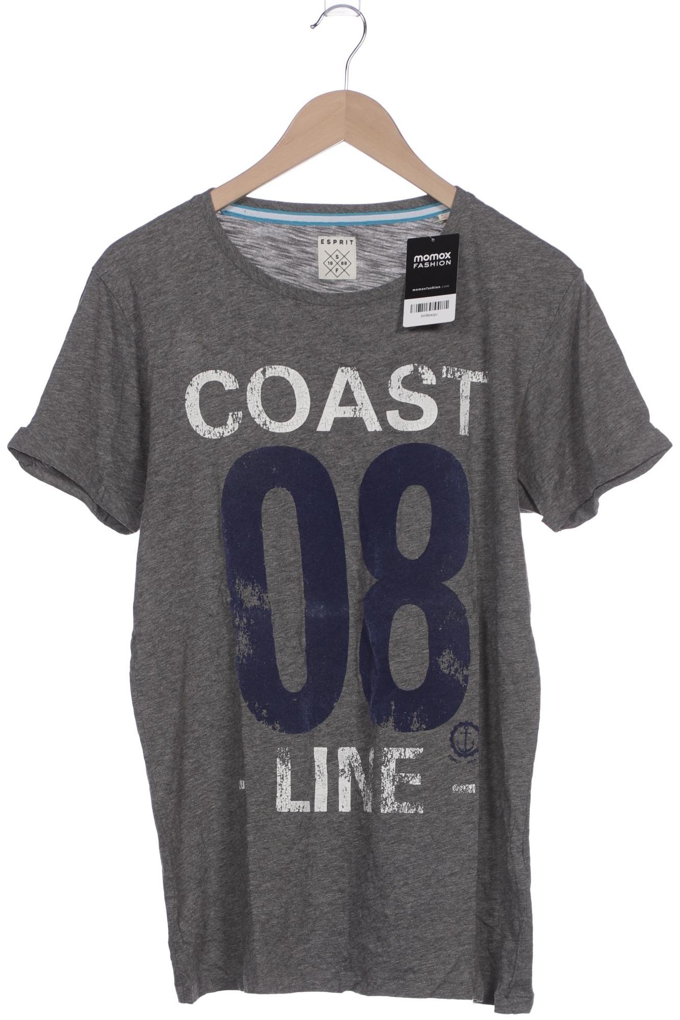 

Esprit Herren T-Shirt, grau, Gr. 52