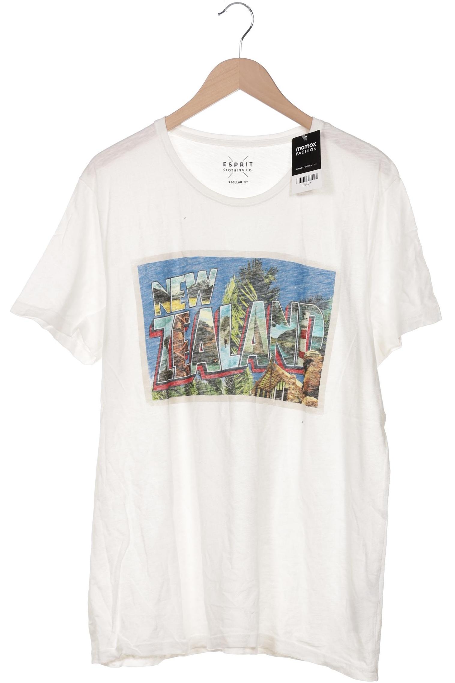 

Esprit Herren T-Shirt, cremeweiß, Gr. 54
