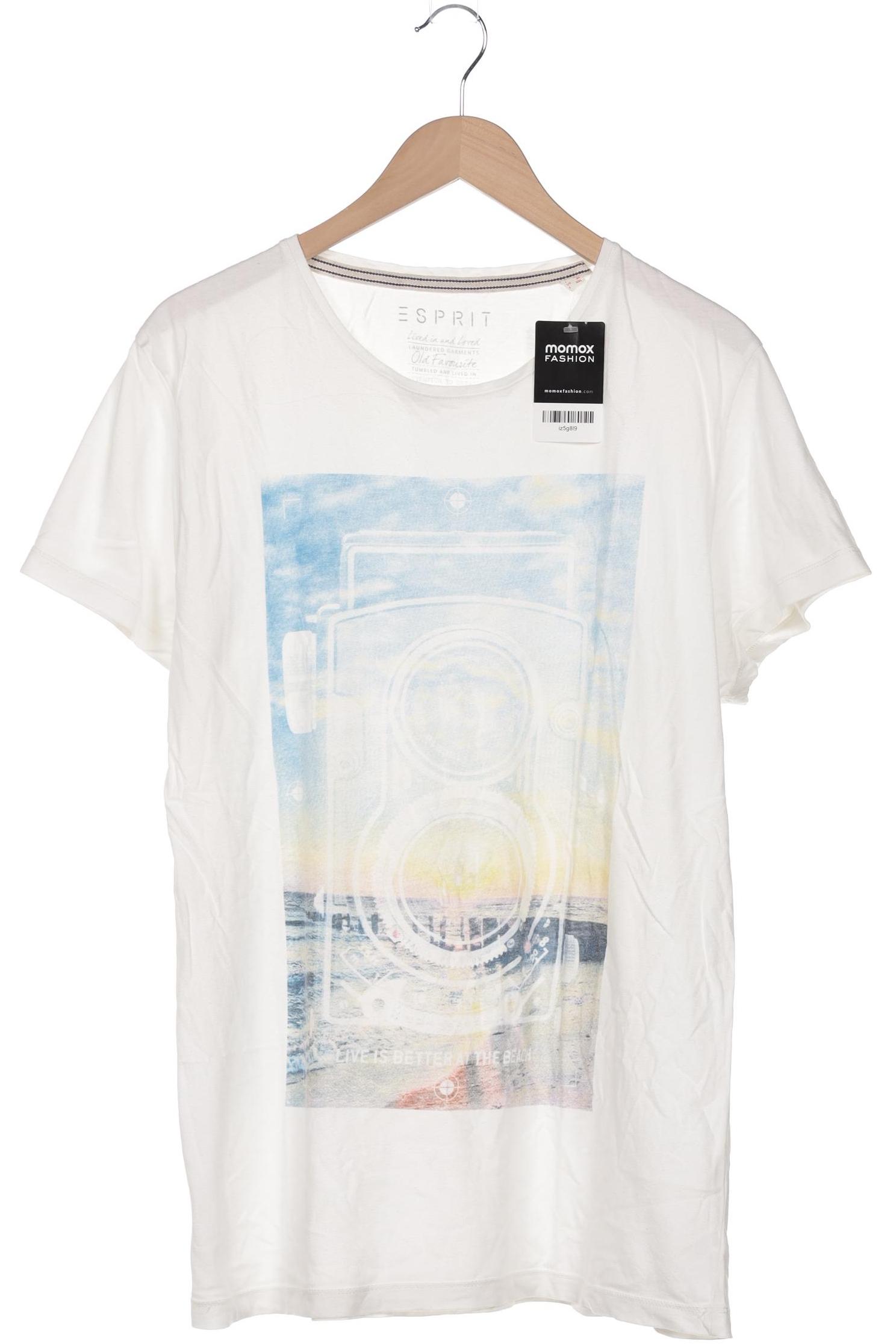 

Esprit Herren T-Shirt, weiß, Gr. 54