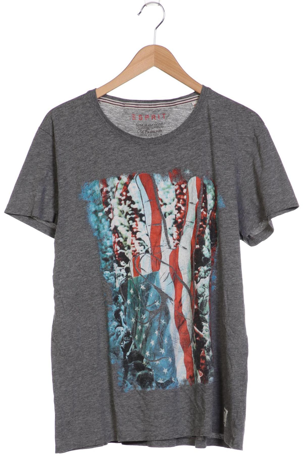 

Esprit Herren T-Shirt, grau, Gr. 54