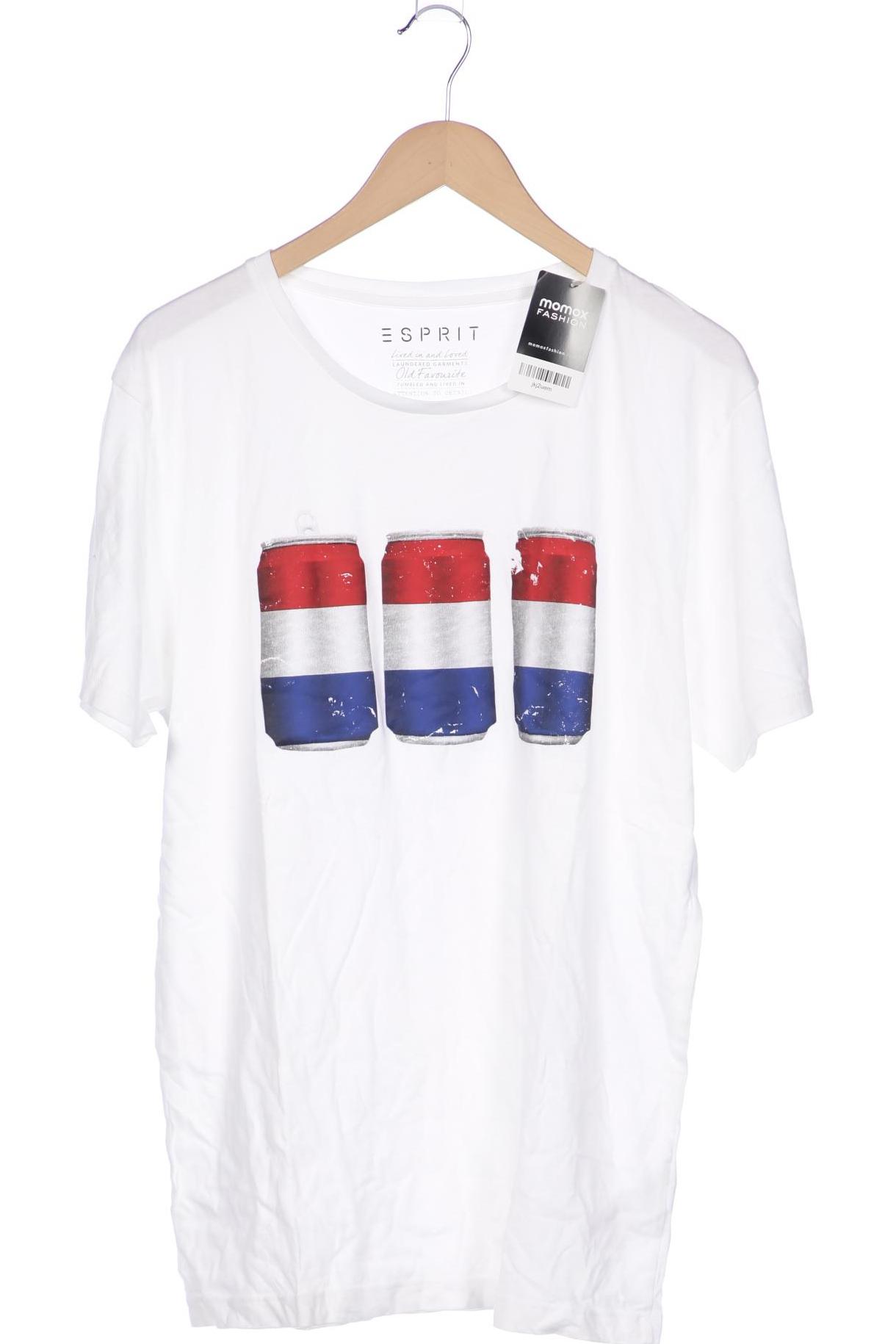 

Esprit Herren T-Shirt, weiß, Gr. 54
