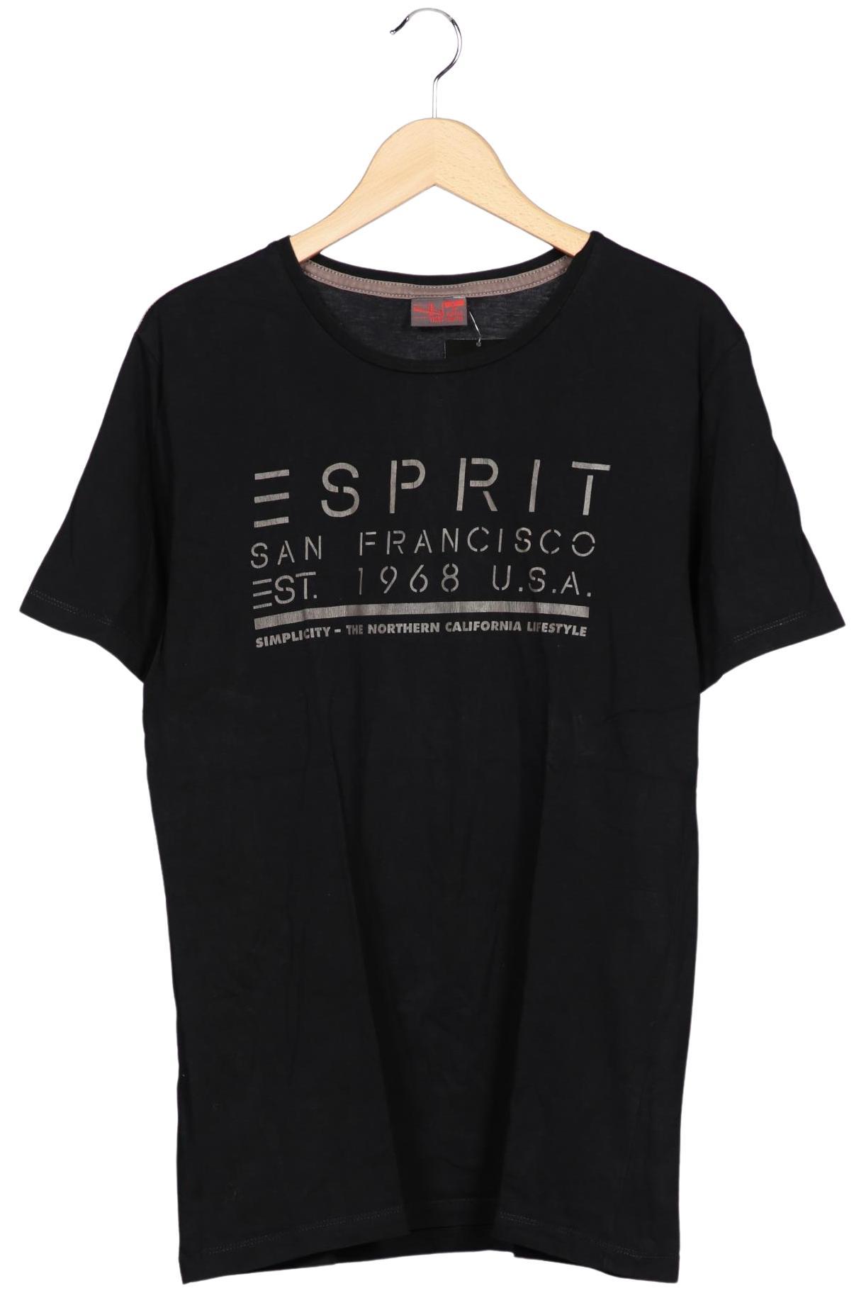 

Esprit Herren T-Shirt, schwarz, Gr. 48