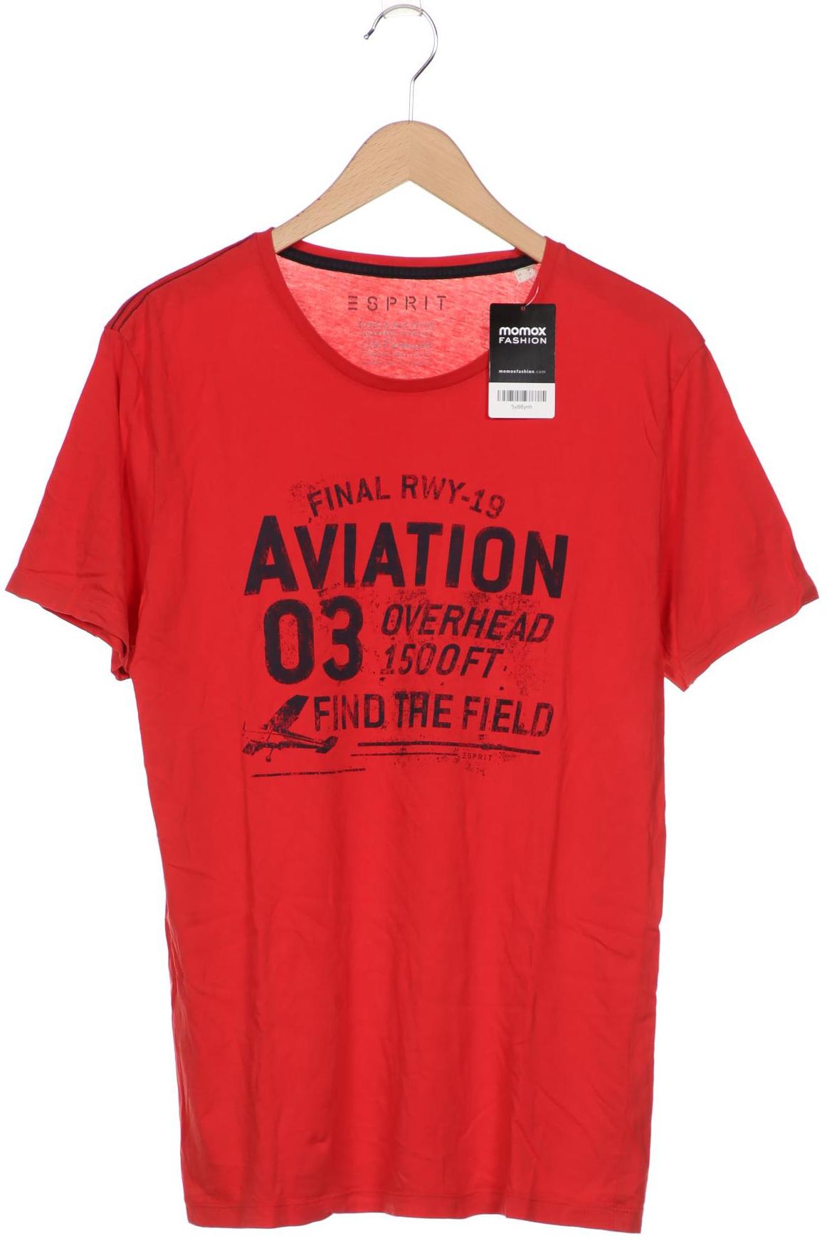 

Esprit Herren T-Shirt, rot, Gr. 48