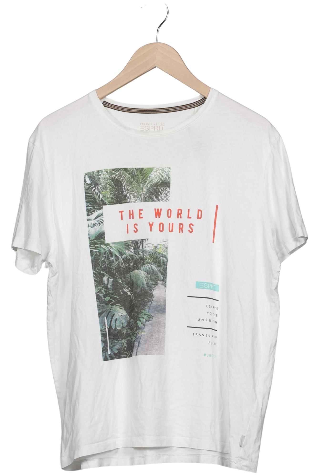 

Esprit Herren T-Shirt, weiß, Gr. 52