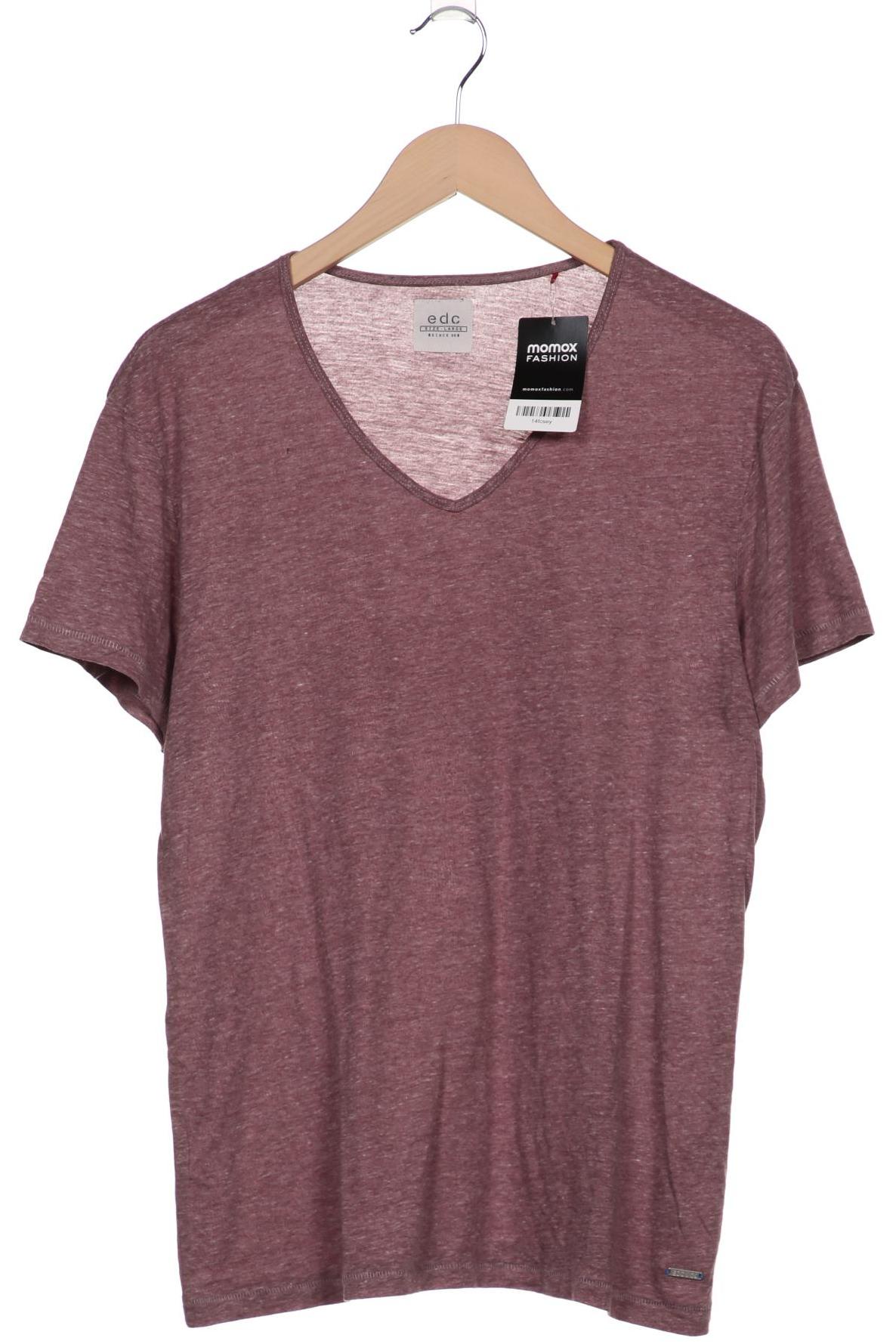 

Esprit Herren T-Shirt, bordeaux, Gr. 52