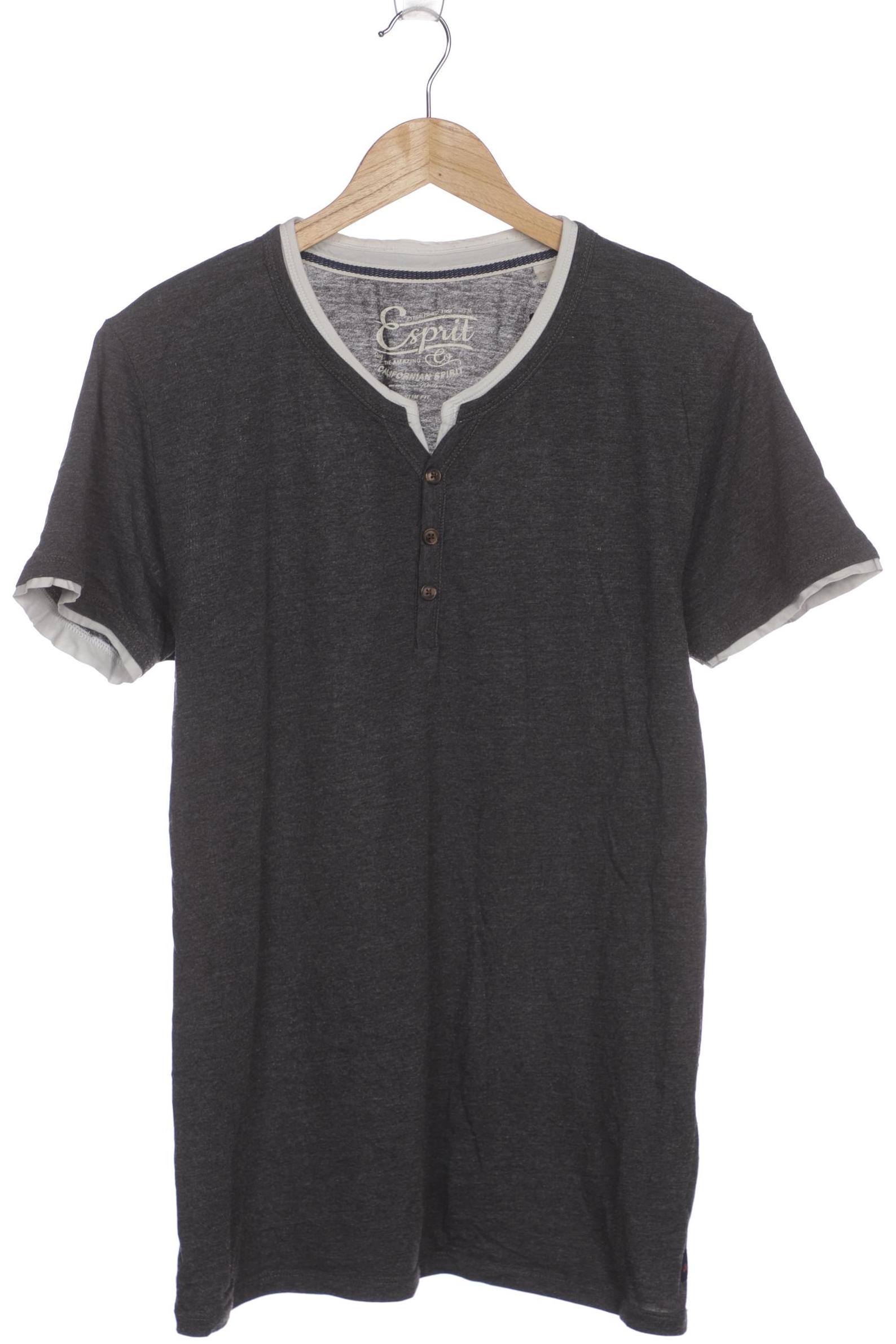 

Esprit Herren T-Shirt, grau, Gr. 52