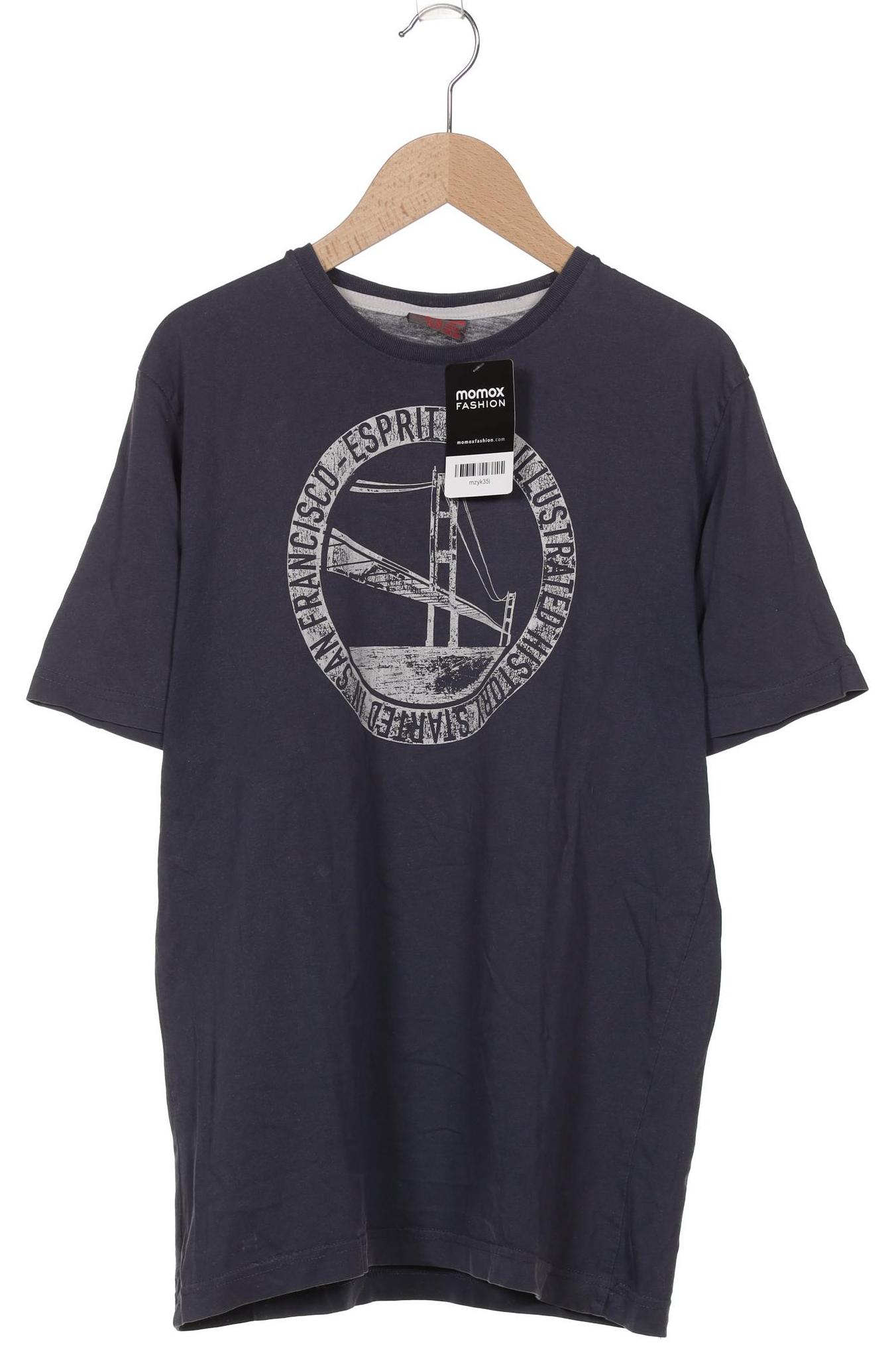 

Esprit Herren T-Shirt, blau, Gr. 48