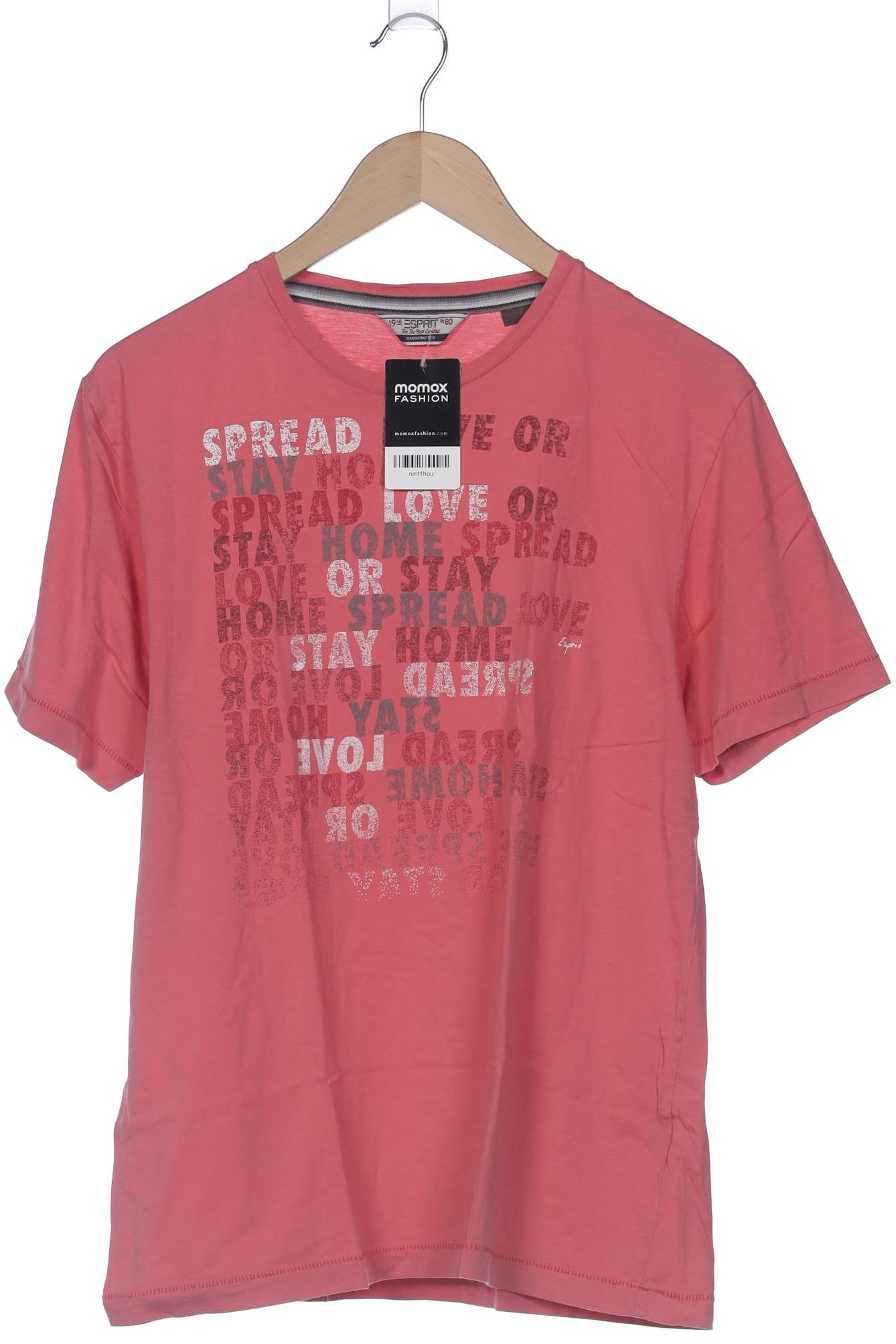 

Esprit Herren T-Shirt, pink, Gr. 52