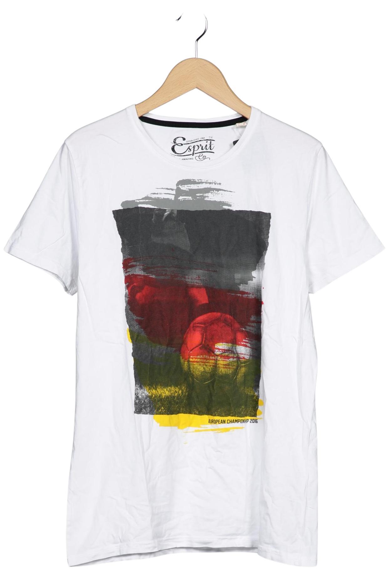 

Esprit Herren T-Shirt, weiß, Gr. 52
