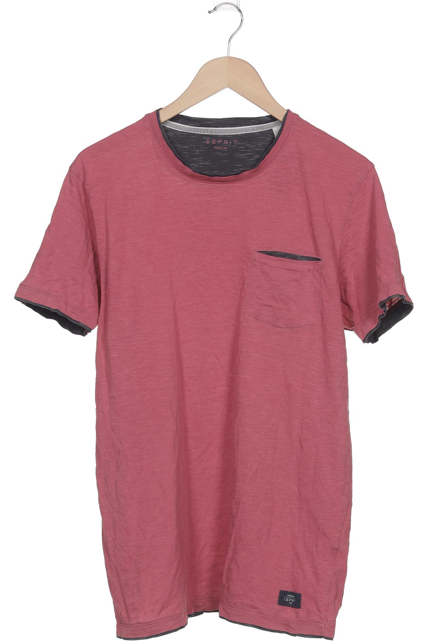

Esprit Herren T-Shirt, pink, Gr. 52