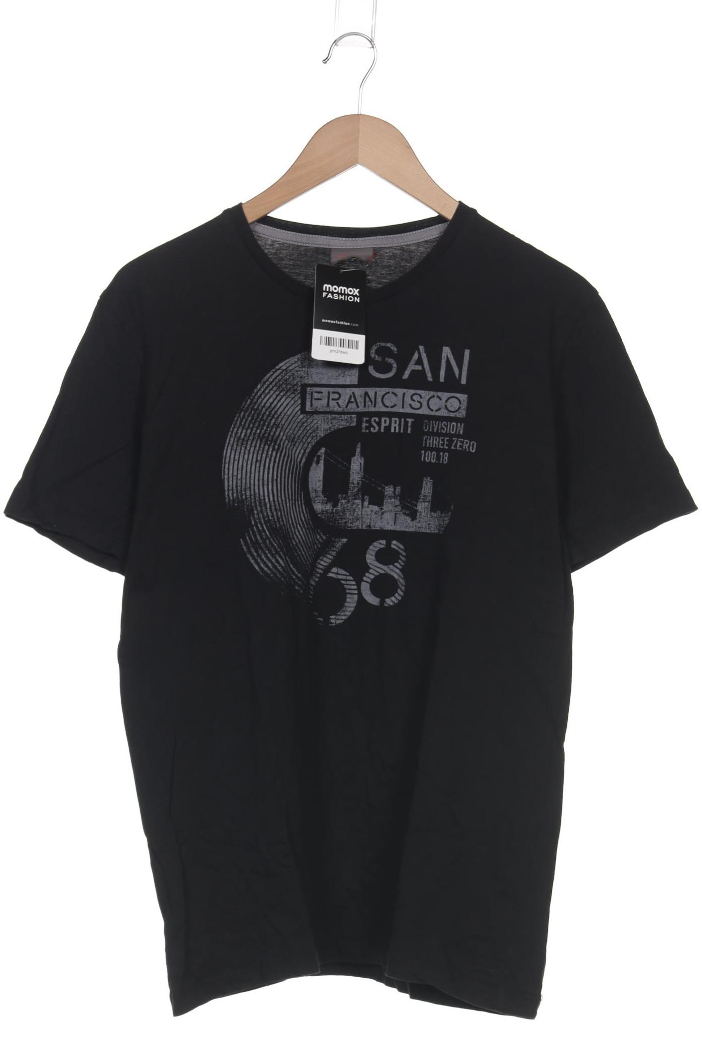 

Esprit Herren T-Shirt, schwarz, Gr. 48