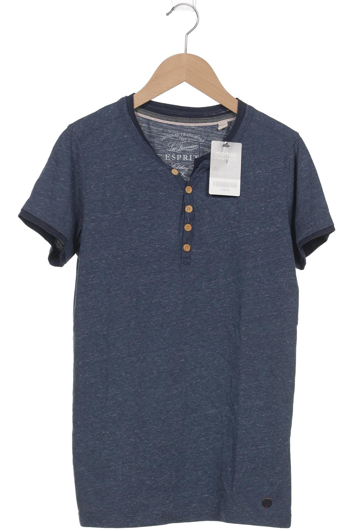 

Esprit Herren T-Shirt, blau, Gr. 44