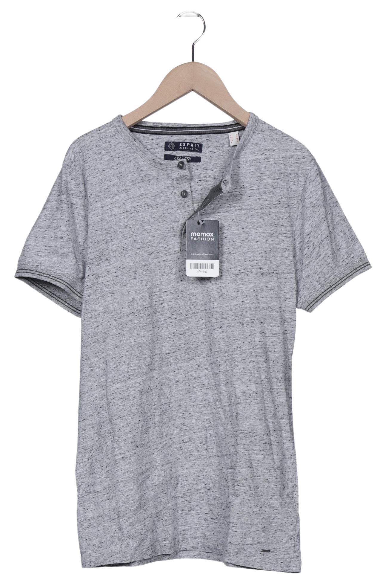 

Esprit Herren T-Shirt, grau, Gr. 46
