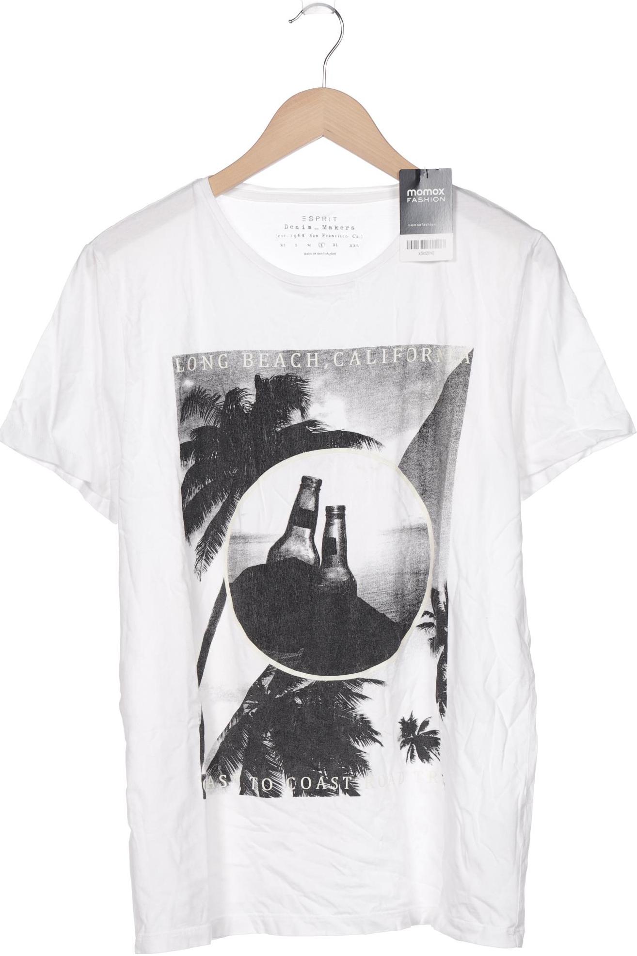 

Esprit Herren T-Shirt, weiß, Gr. 52