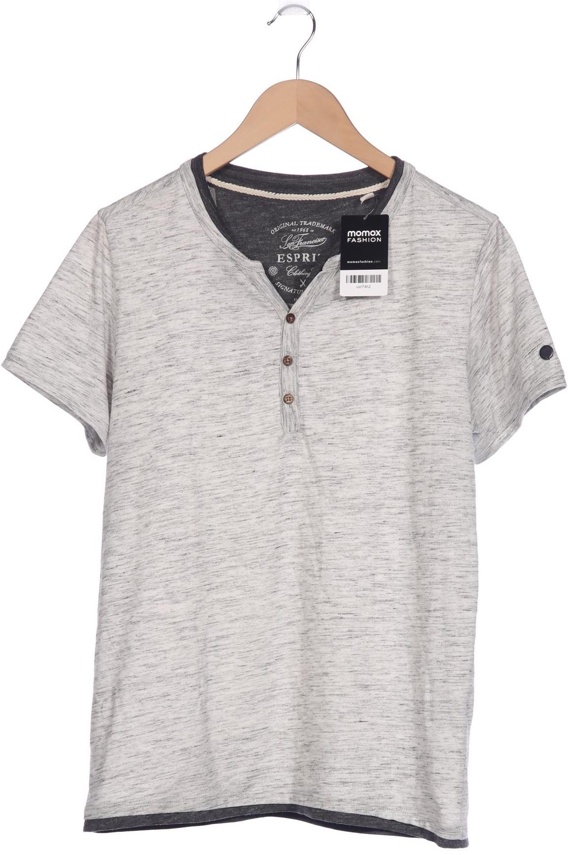 

Esprit Herren T-Shirt, grau, Gr. 52
