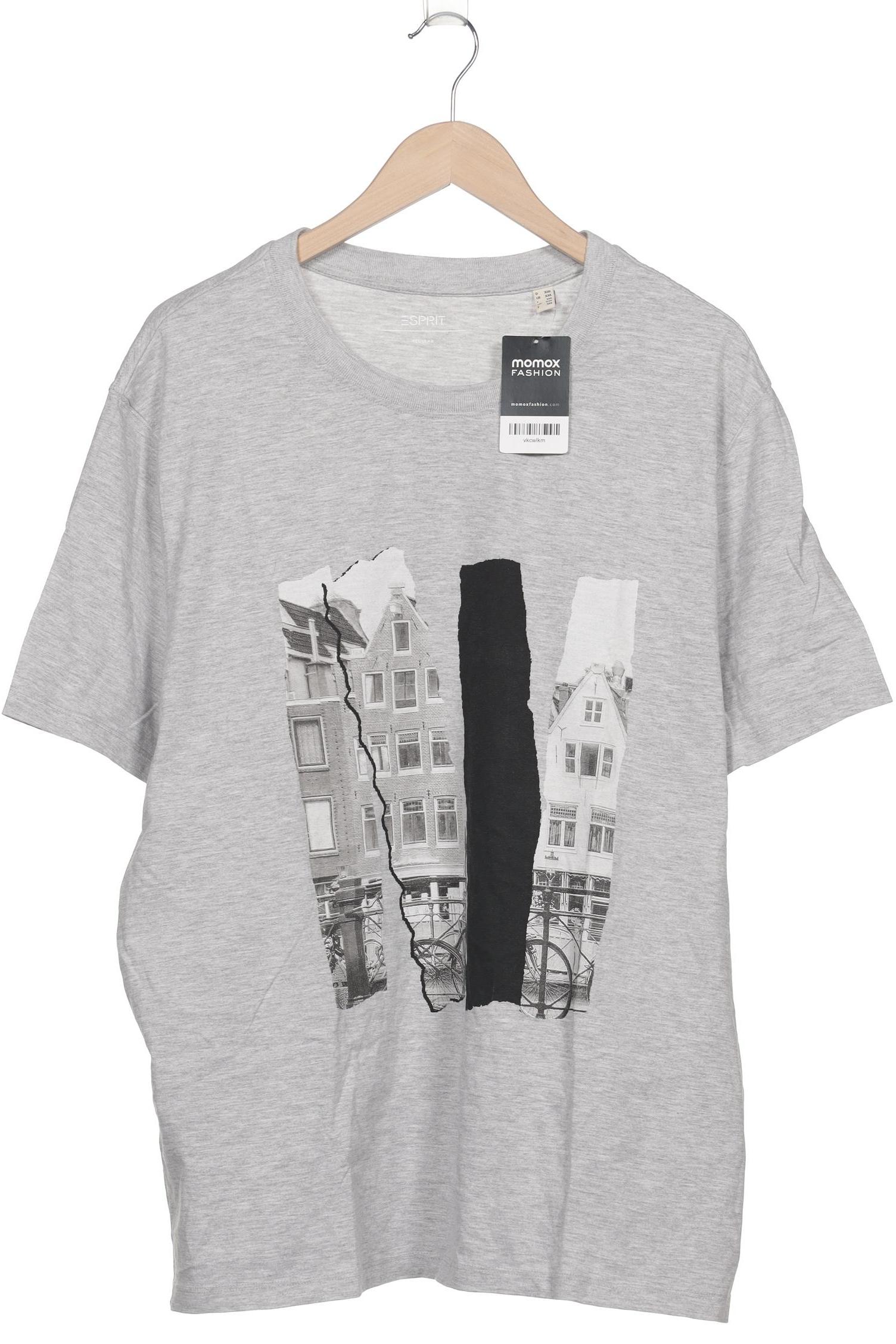

Esprit Herren T-Shirt, grau, Gr. 56