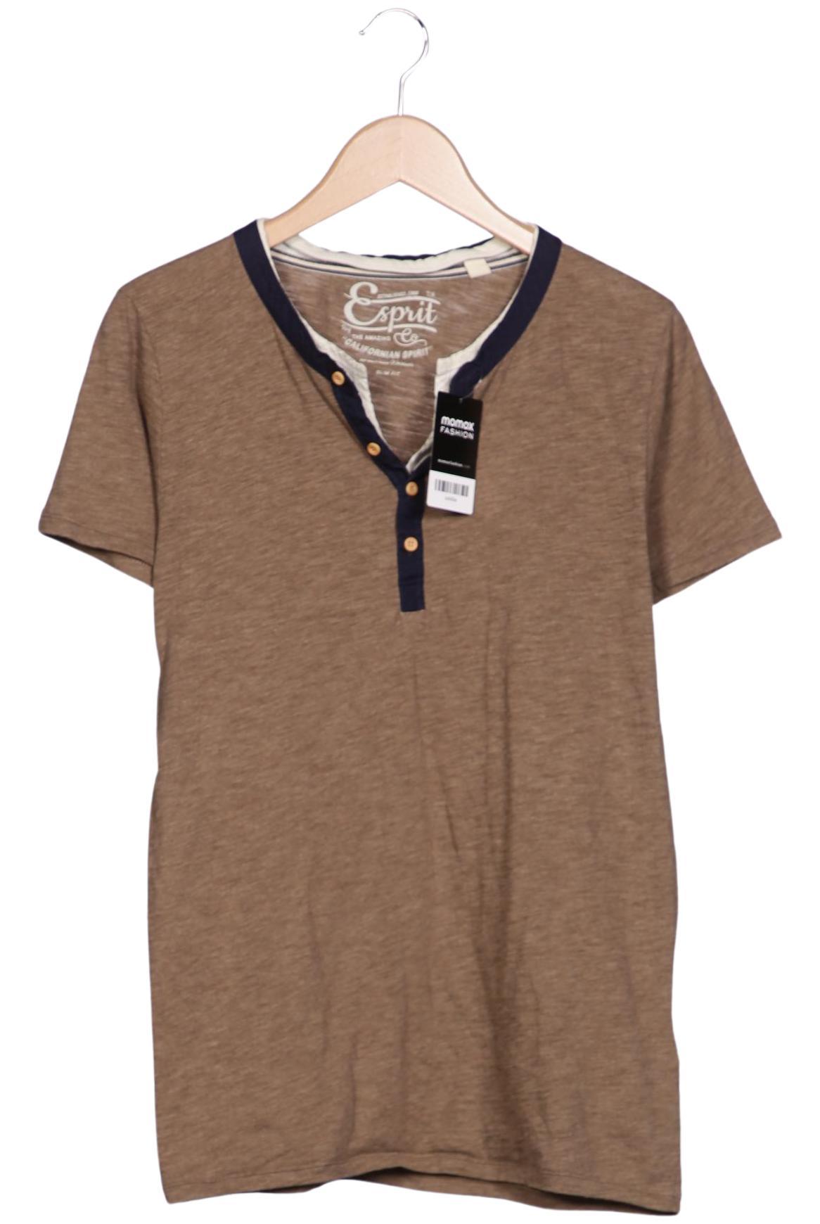 

Esprit Herren T-Shirt, braun, Gr. 48