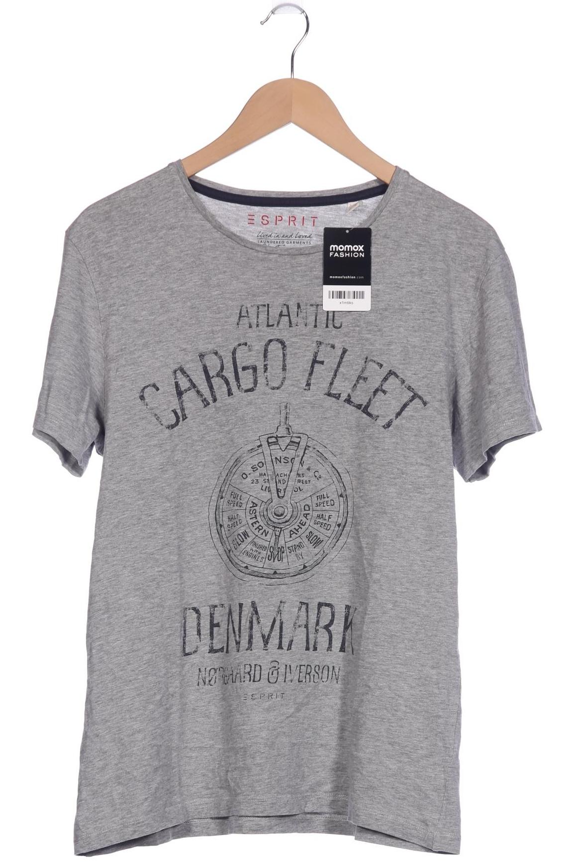 

Esprit Herren T-Shirt, grau, Gr. 52