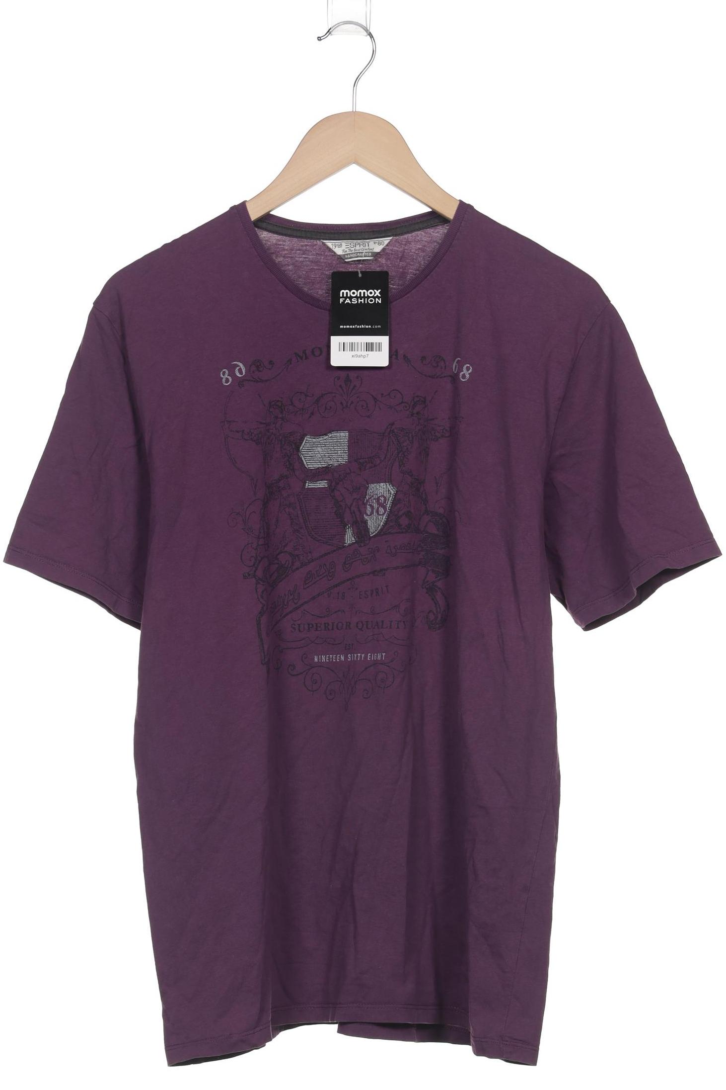 

Esprit Herren T-Shirt, flieder, Gr. 52