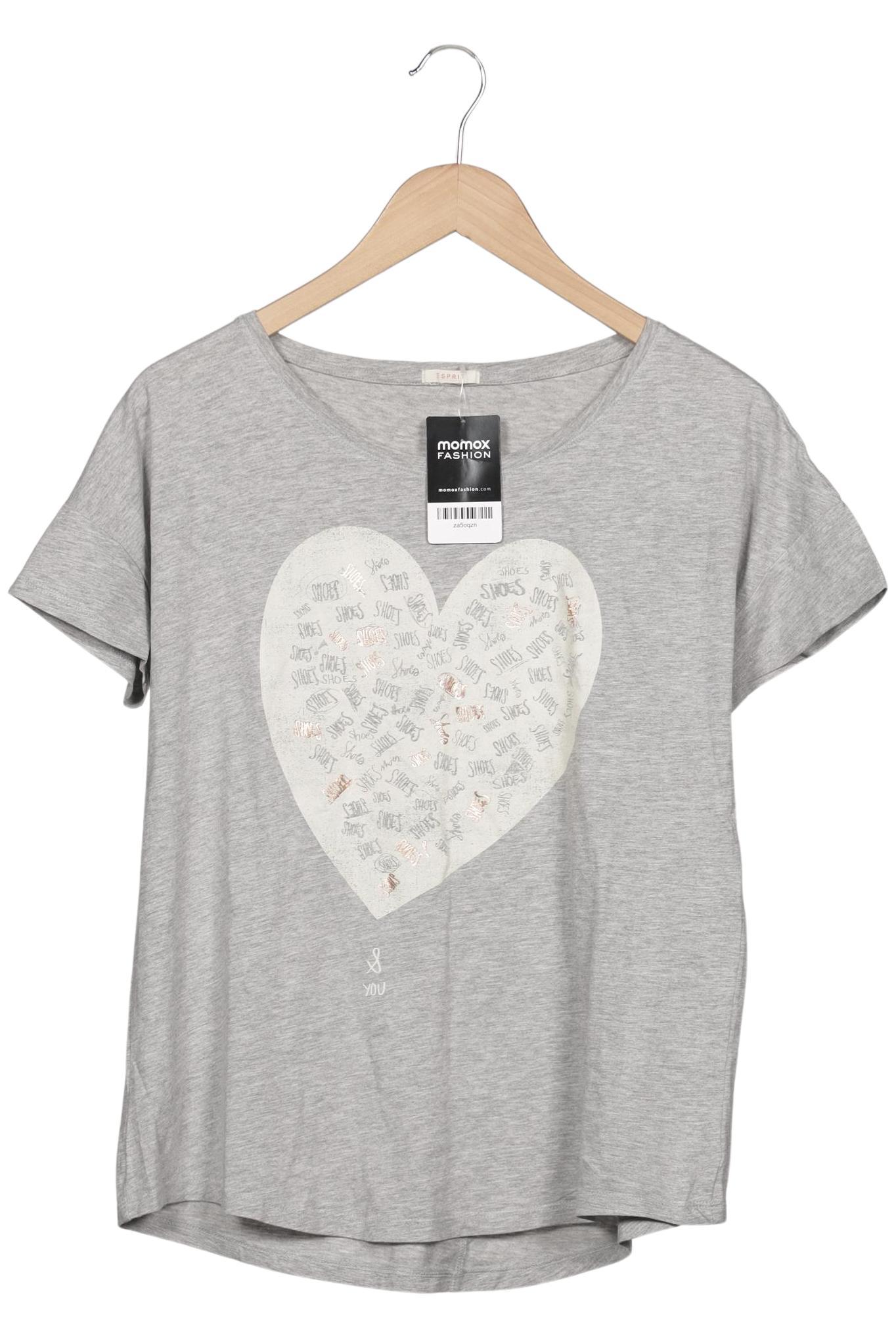 

Esprit Herren T-Shirt, grau, Gr. 48