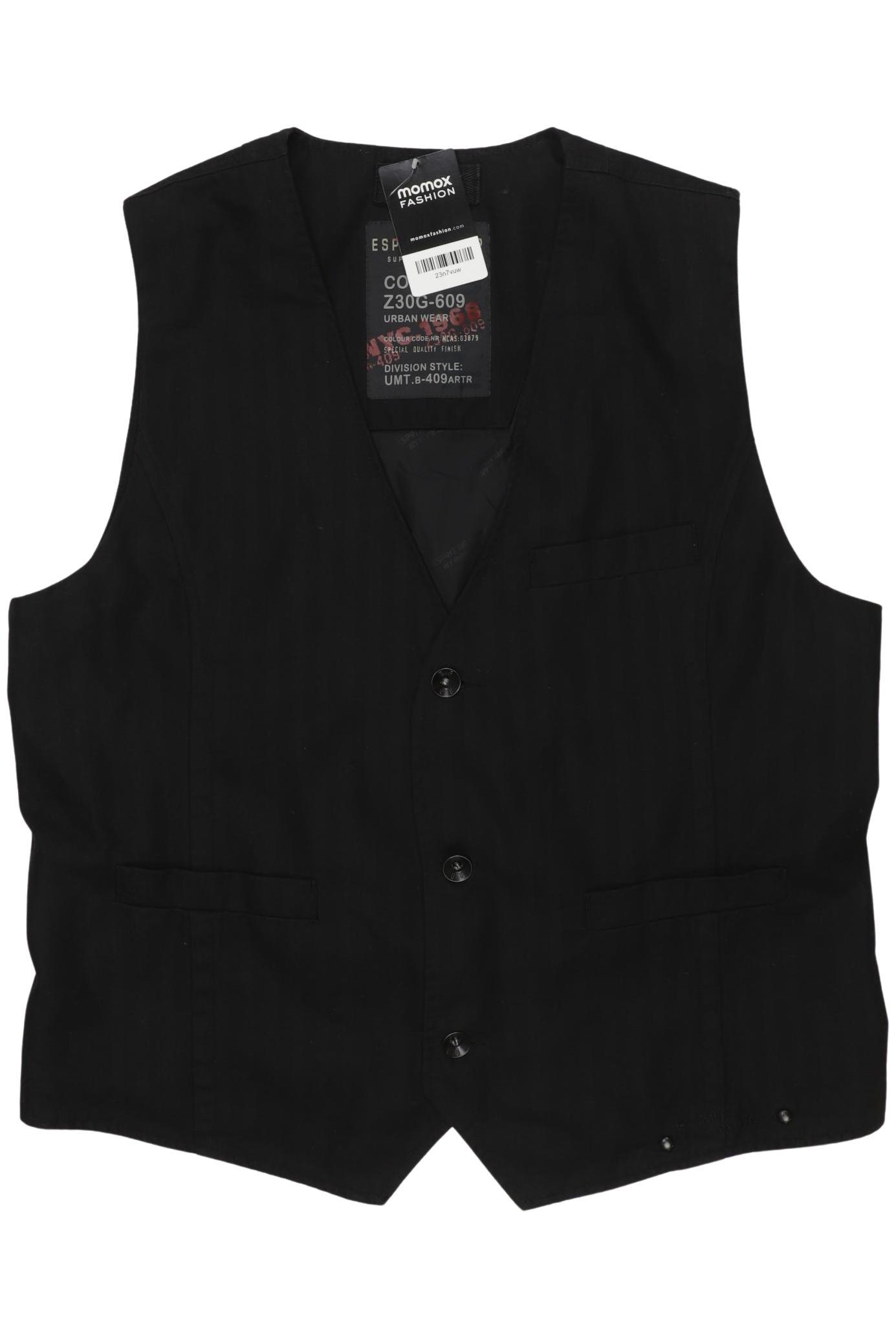 

Esprit Herren Weste, schwarz, Gr. 56