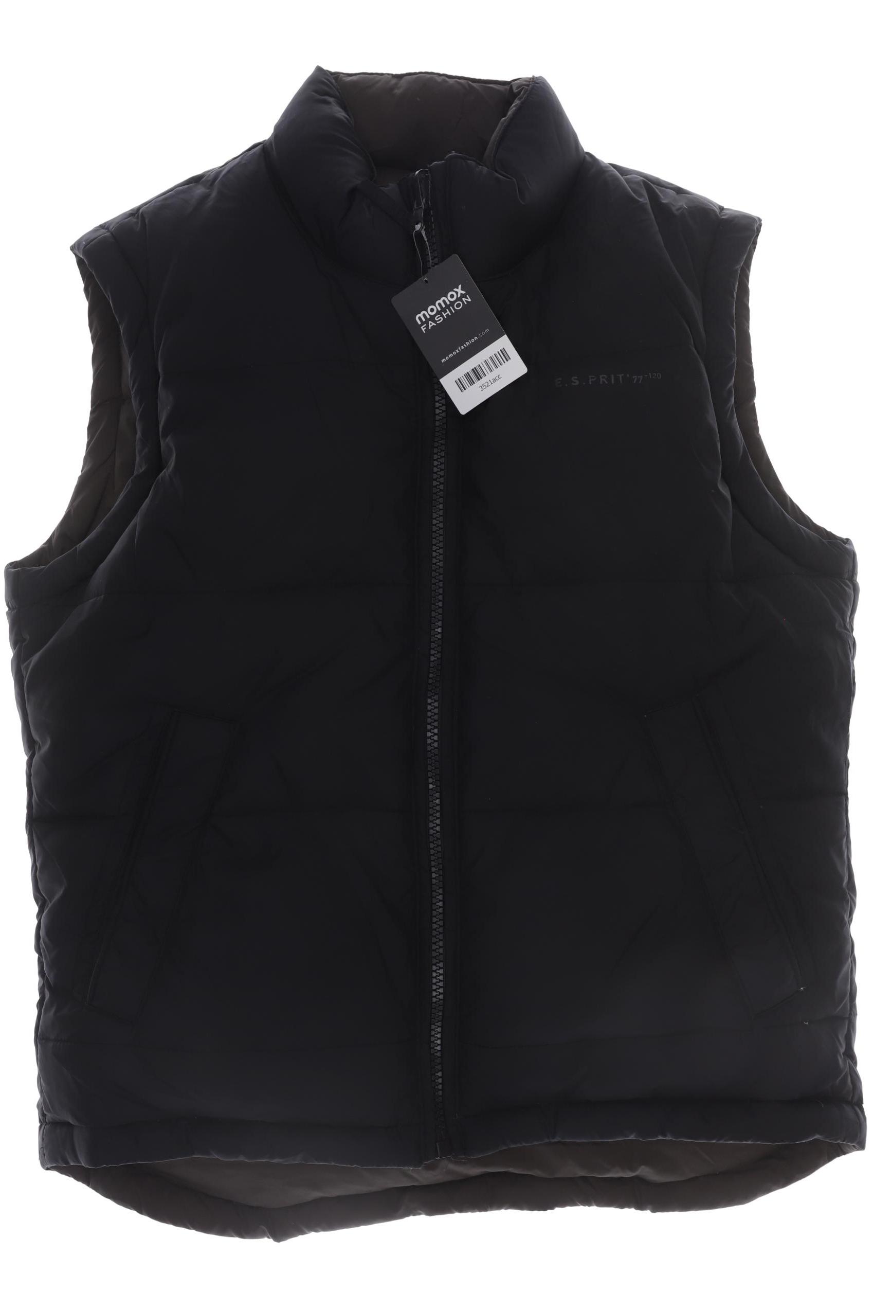 

Esprit Herren Weste, schwarz, Gr. 48