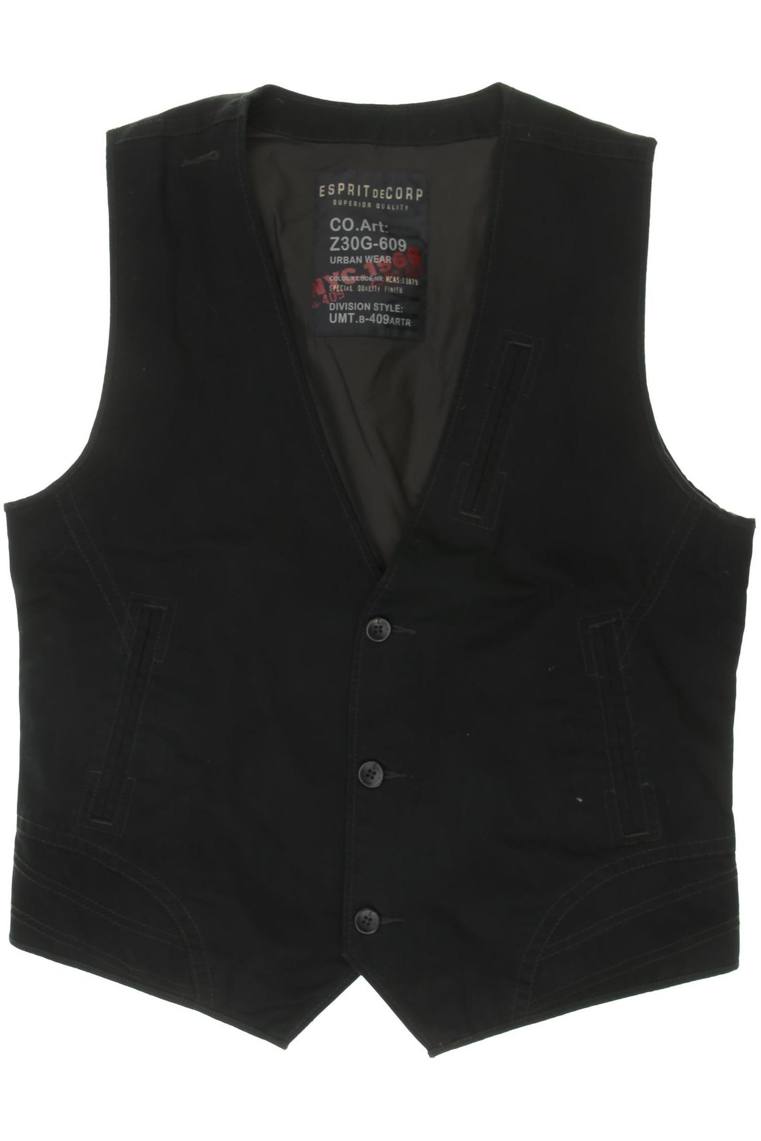 

Esprit Herren Weste, schwarz, Gr.