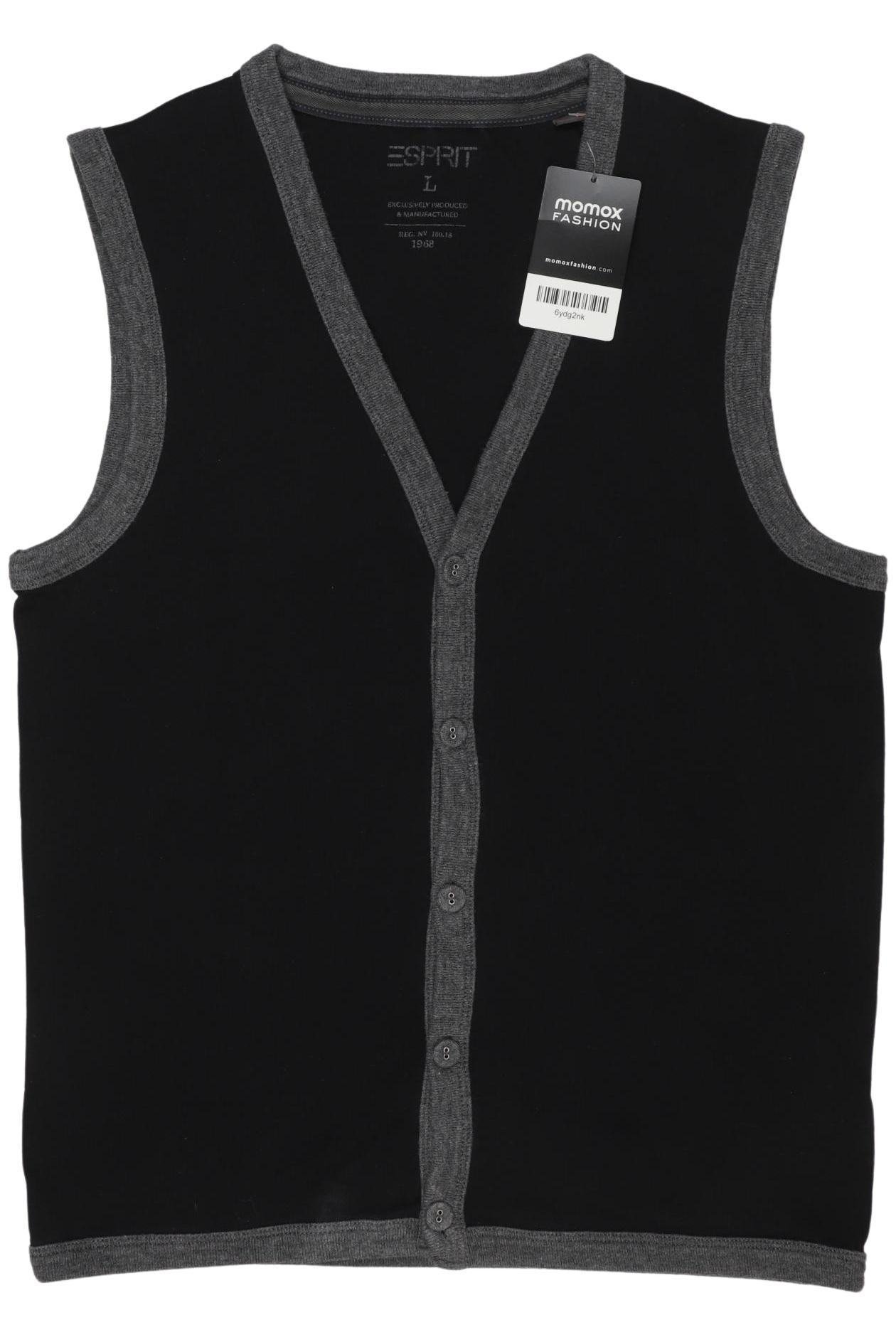 

Esprit Herren Weste, schwarz, Gr. 52