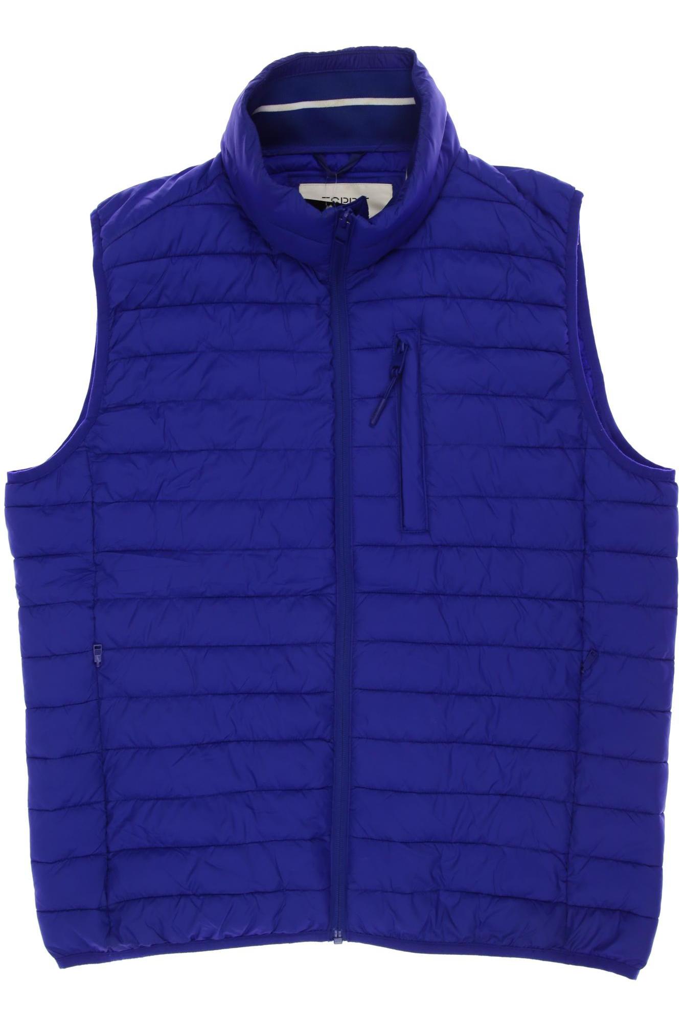 

Esprit Herren Weste, blau, Gr. 52
