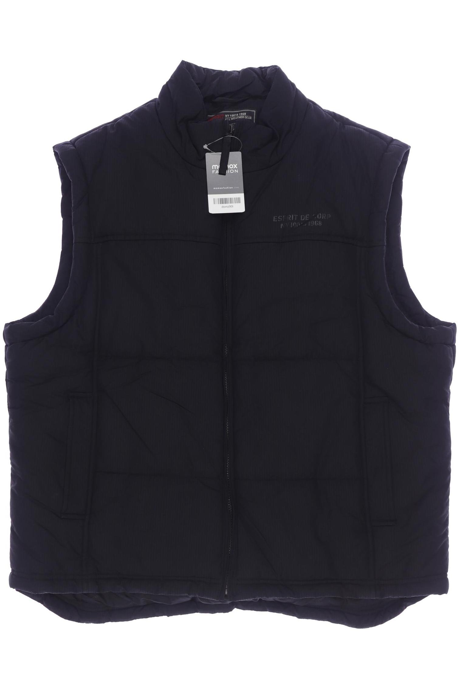 

Esprit Herren Weste, schwarz, Gr. 56