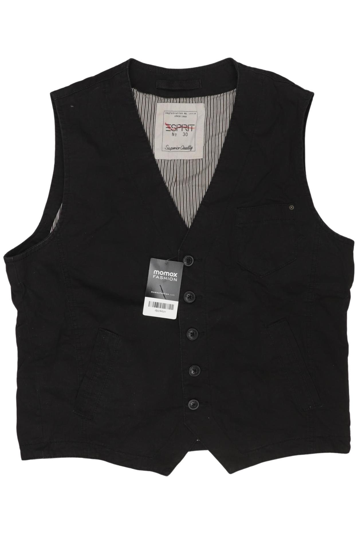 

Esprit Herren Weste, schwarz, Gr. 54