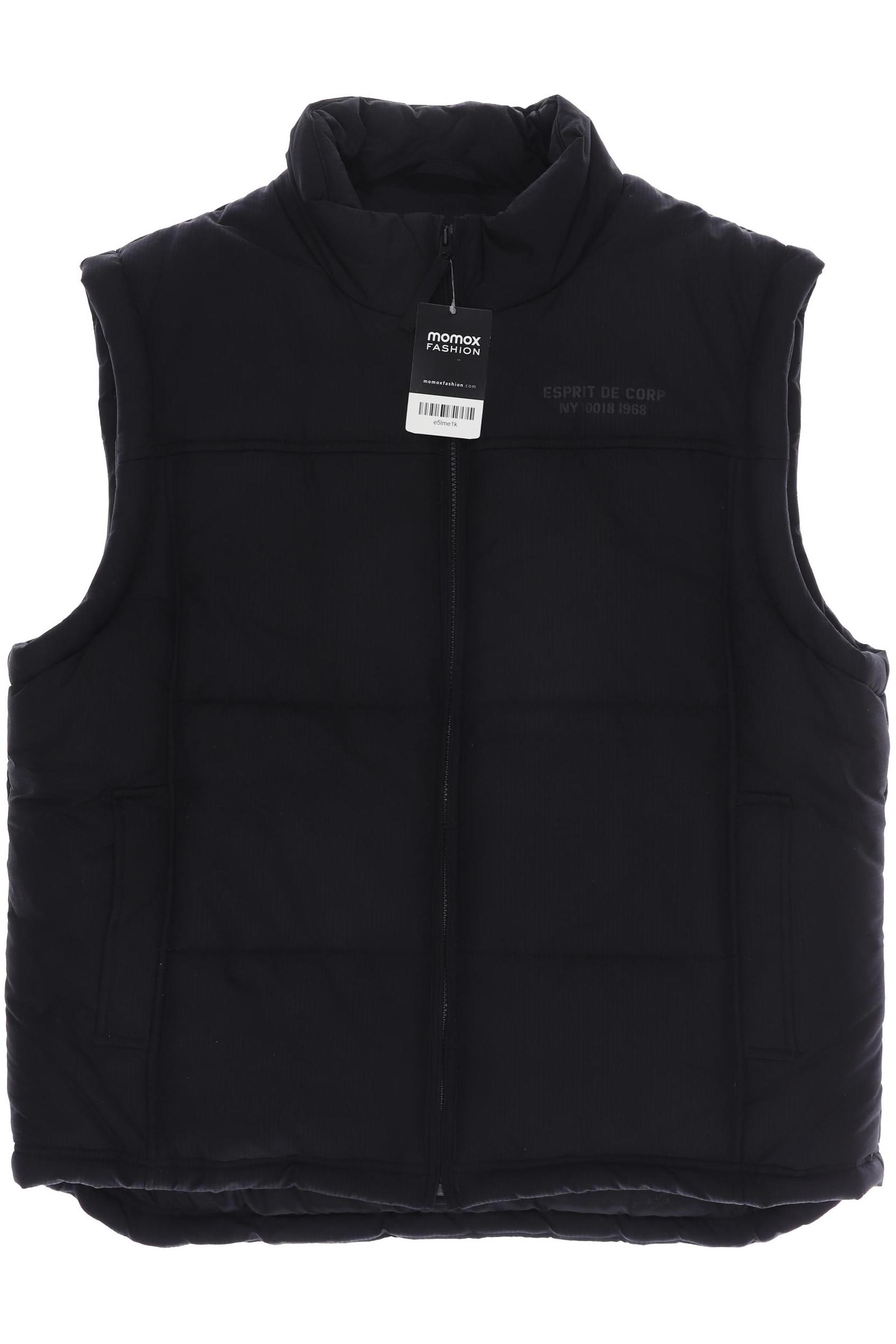 

Esprit Herren Weste, schwarz, Gr. 54