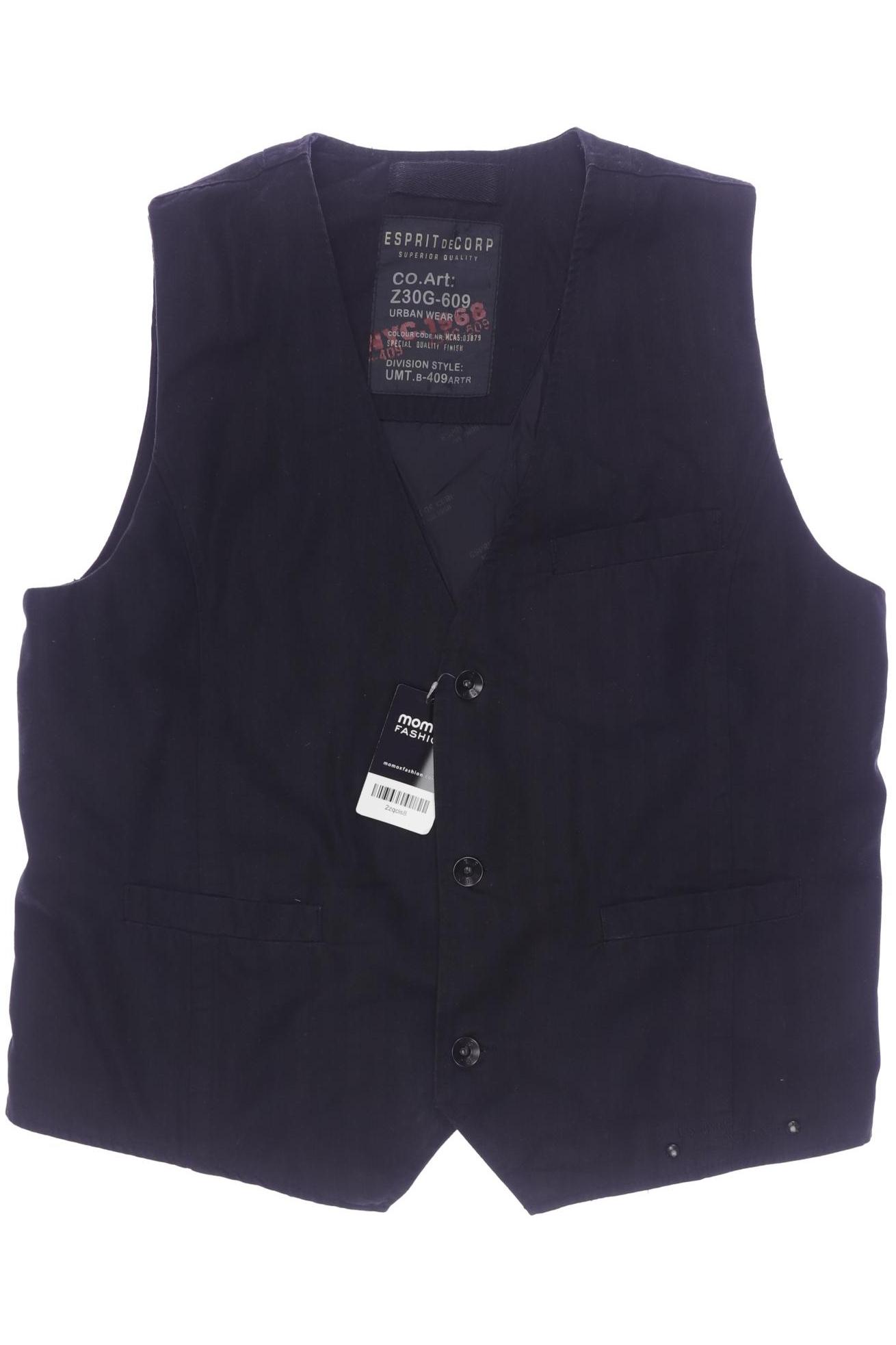 

Esprit Herren Weste, schwarz, Gr. 56