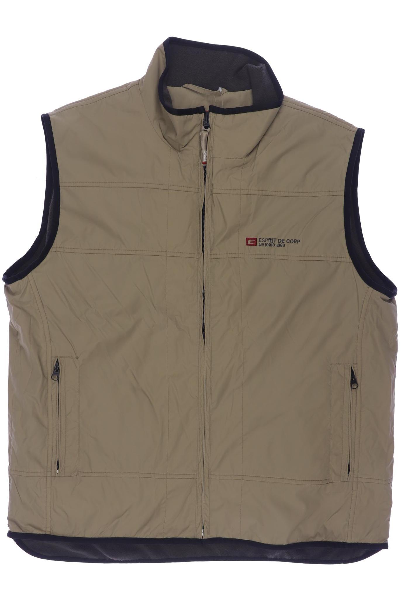 

Esprit Herren Weste, beige, Gr. 52