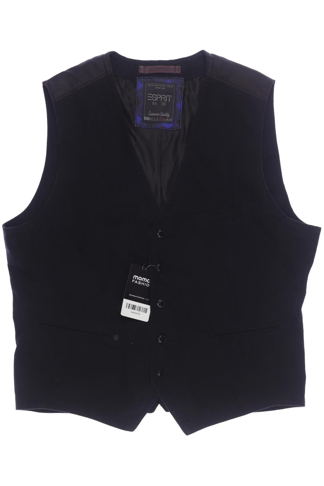 

Esprit Herren Weste, schwarz, Gr. 52