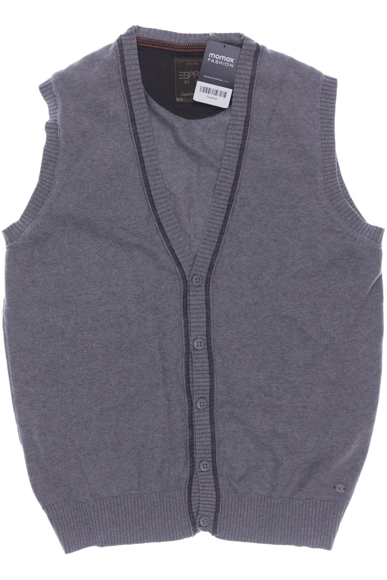 

Esprit Herren Weste, grau, Gr. 54