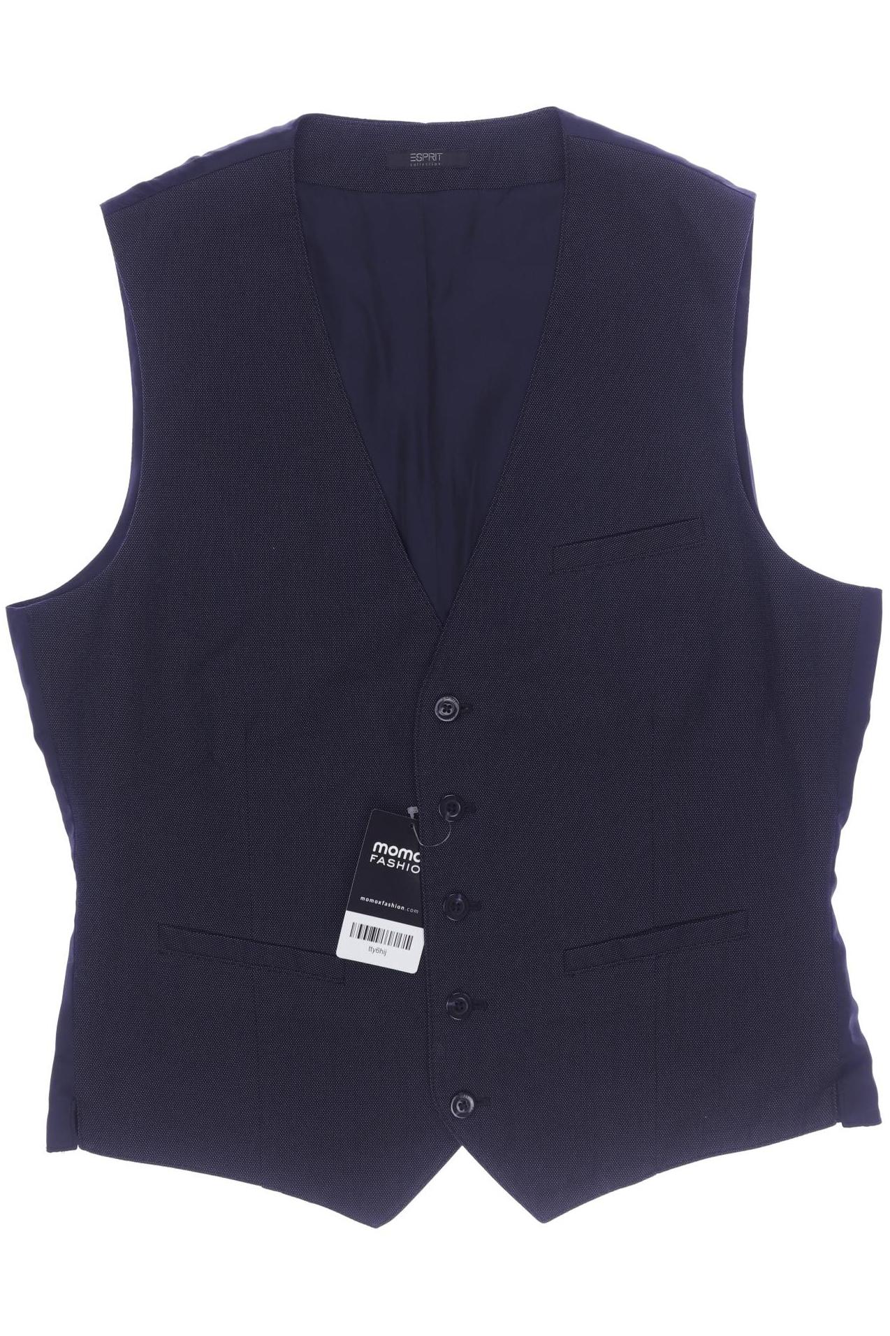 

Esprit Herren Weste, marineblau, Gr. 48