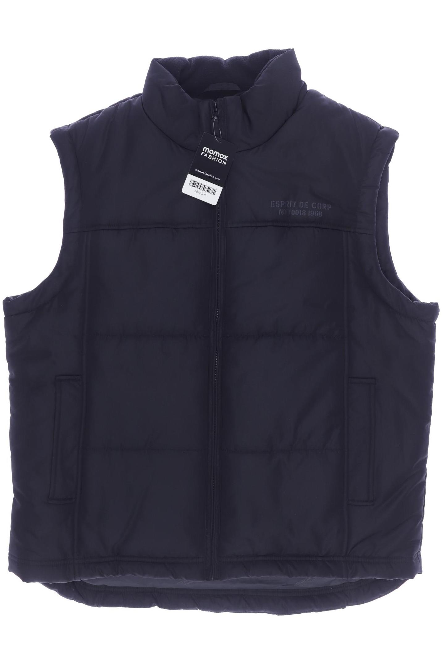 

Esprit Herren Weste, schwarz, Gr. 52