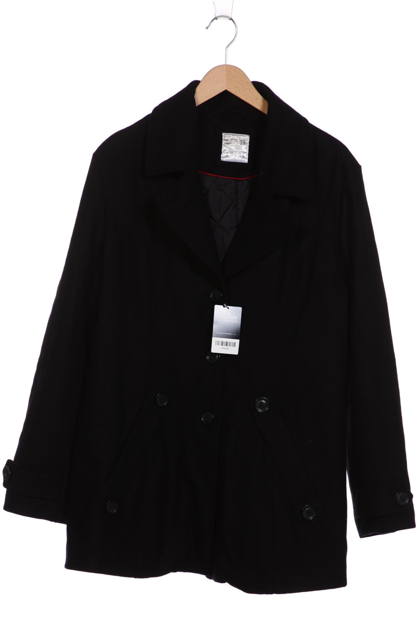 

Esprit Maternity Damen Mantel, schwarz, Gr. 44