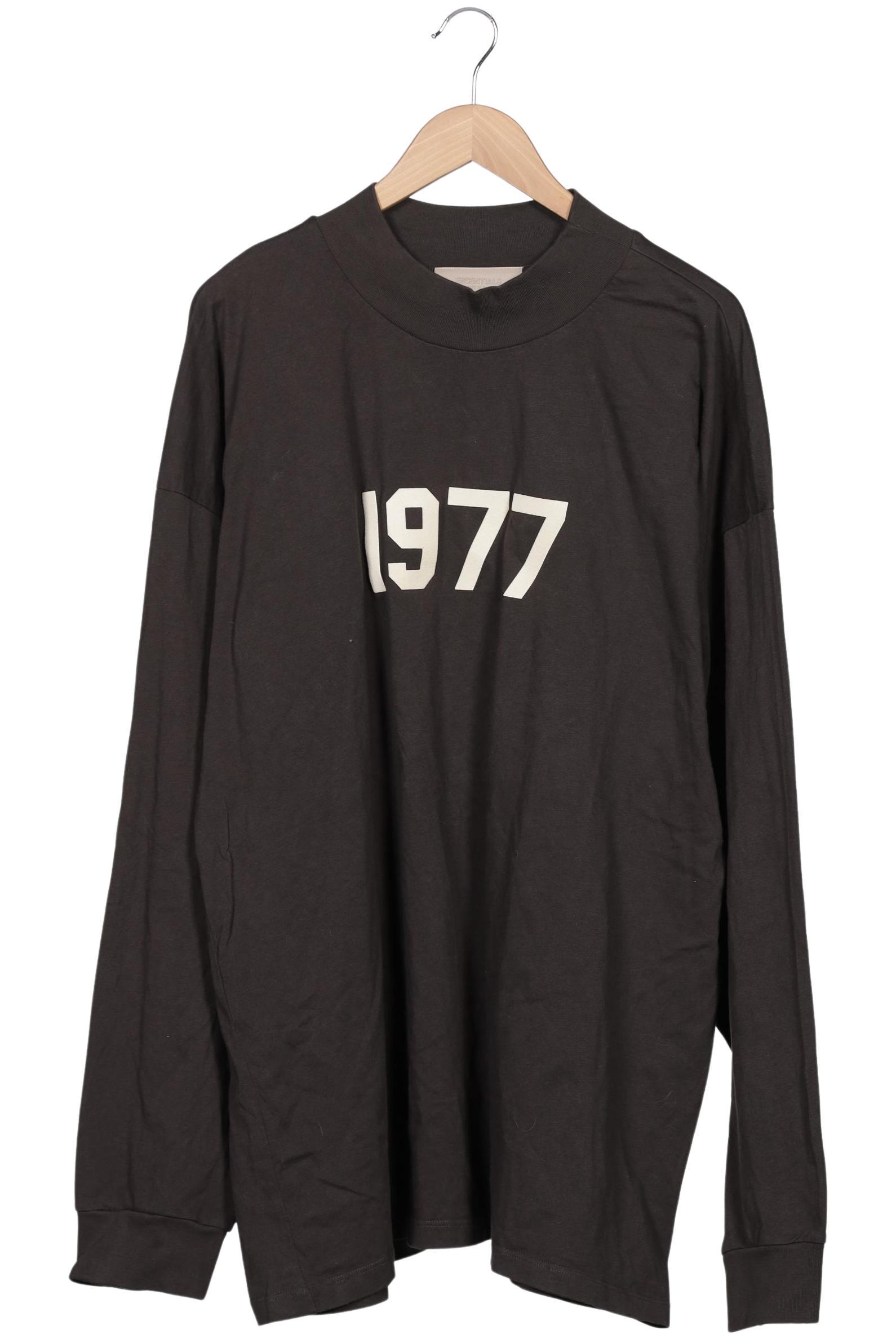 

Essentials Fear of God Herren Langarmshirt, grau, Gr. 56