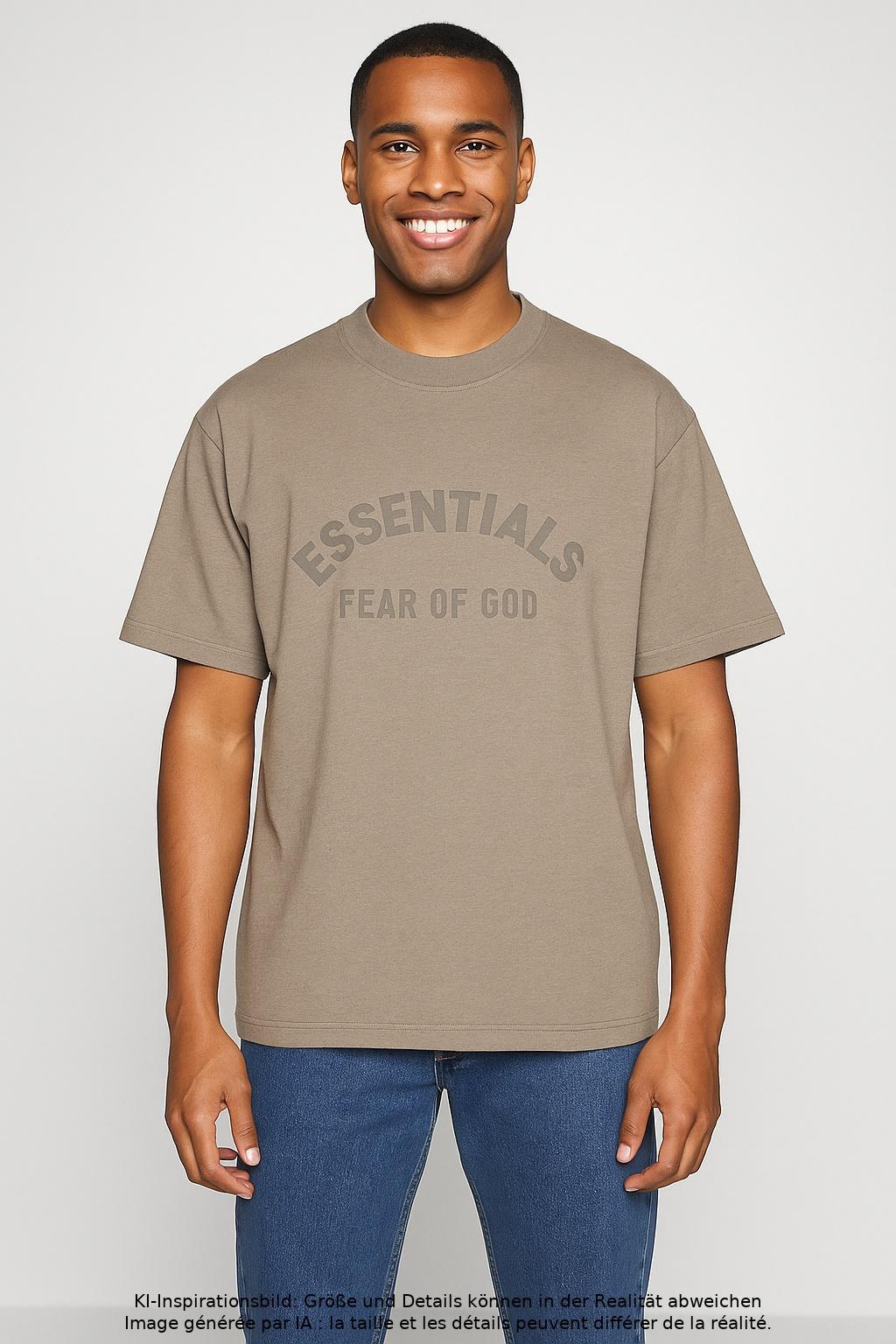 

Essentials Fear of God Herren T-Shirt, beige, Gr. 52