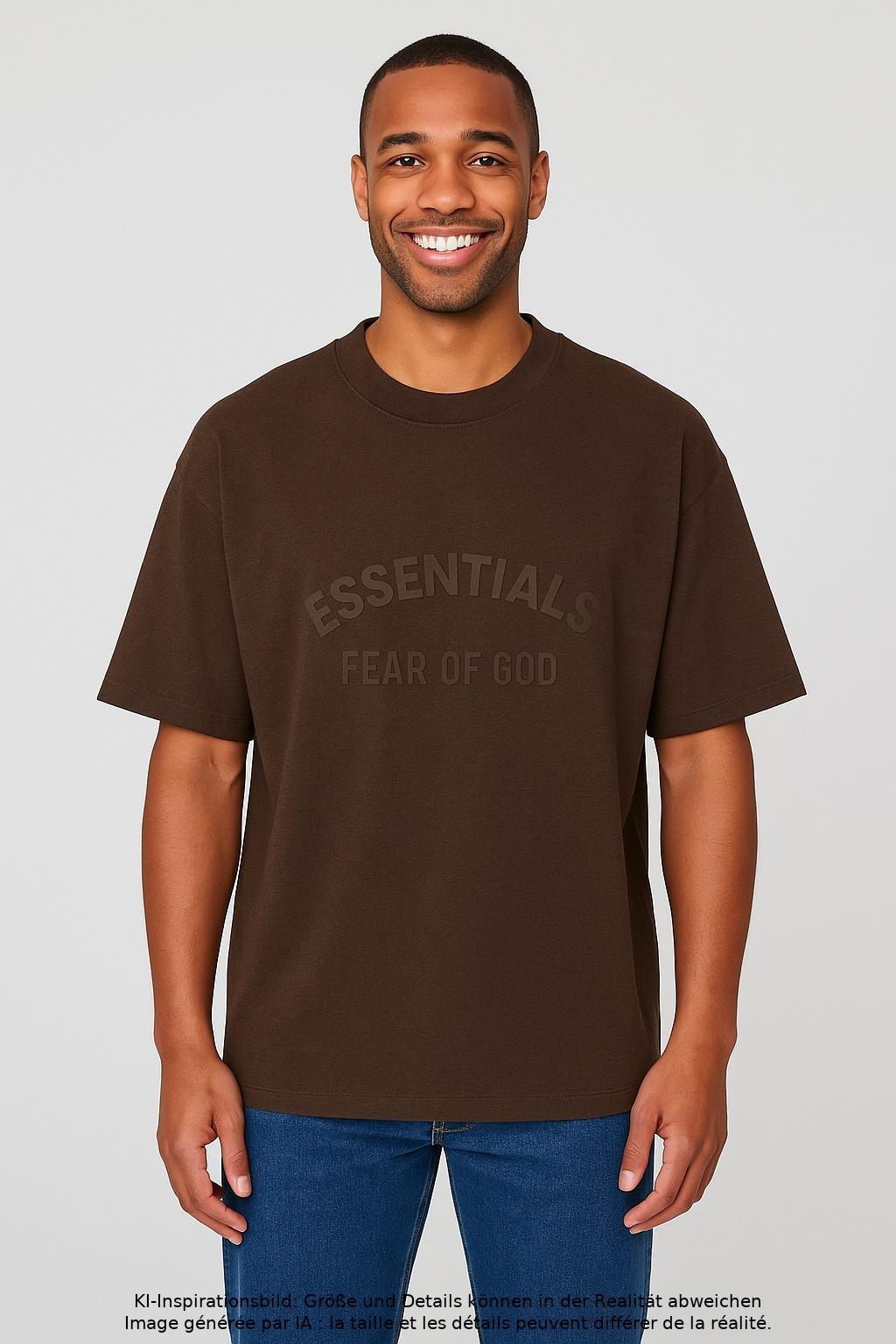 

Essentials Fear of God Herren T-Shirt, braun, Gr. 56