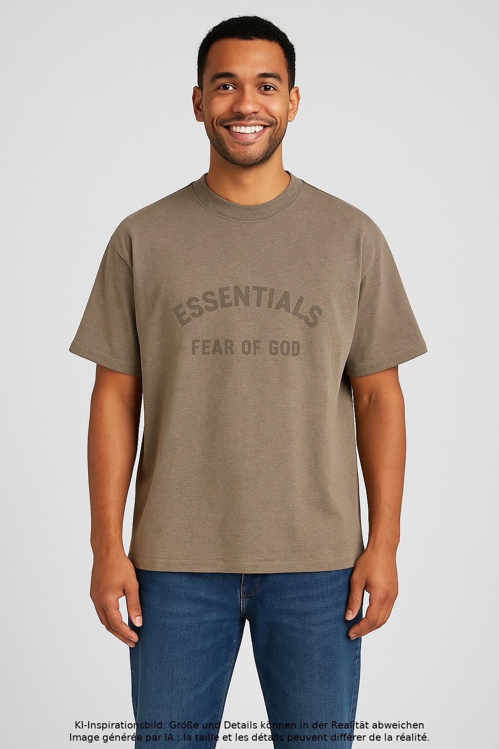 

Essentials Fear of God Herren T-Shirt, beige, Gr. 54