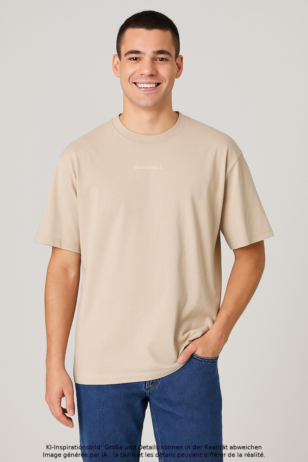 

Essentials Fear of God Herren T-Shirt, beige, Gr. 56